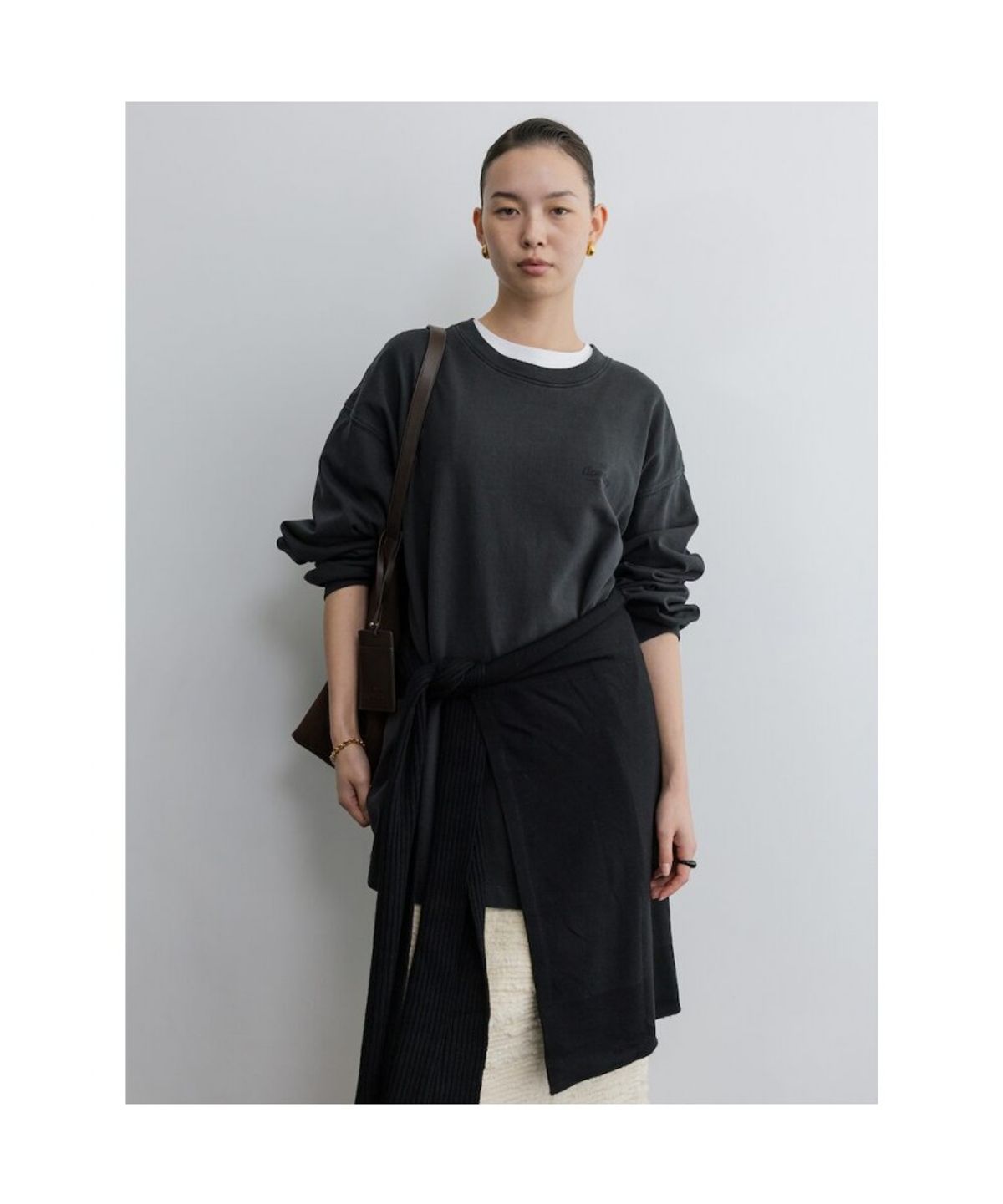 디애퍼처(THE APERTURE) Unisex Aperture Boxy TShirt  Black (TA6141A025)