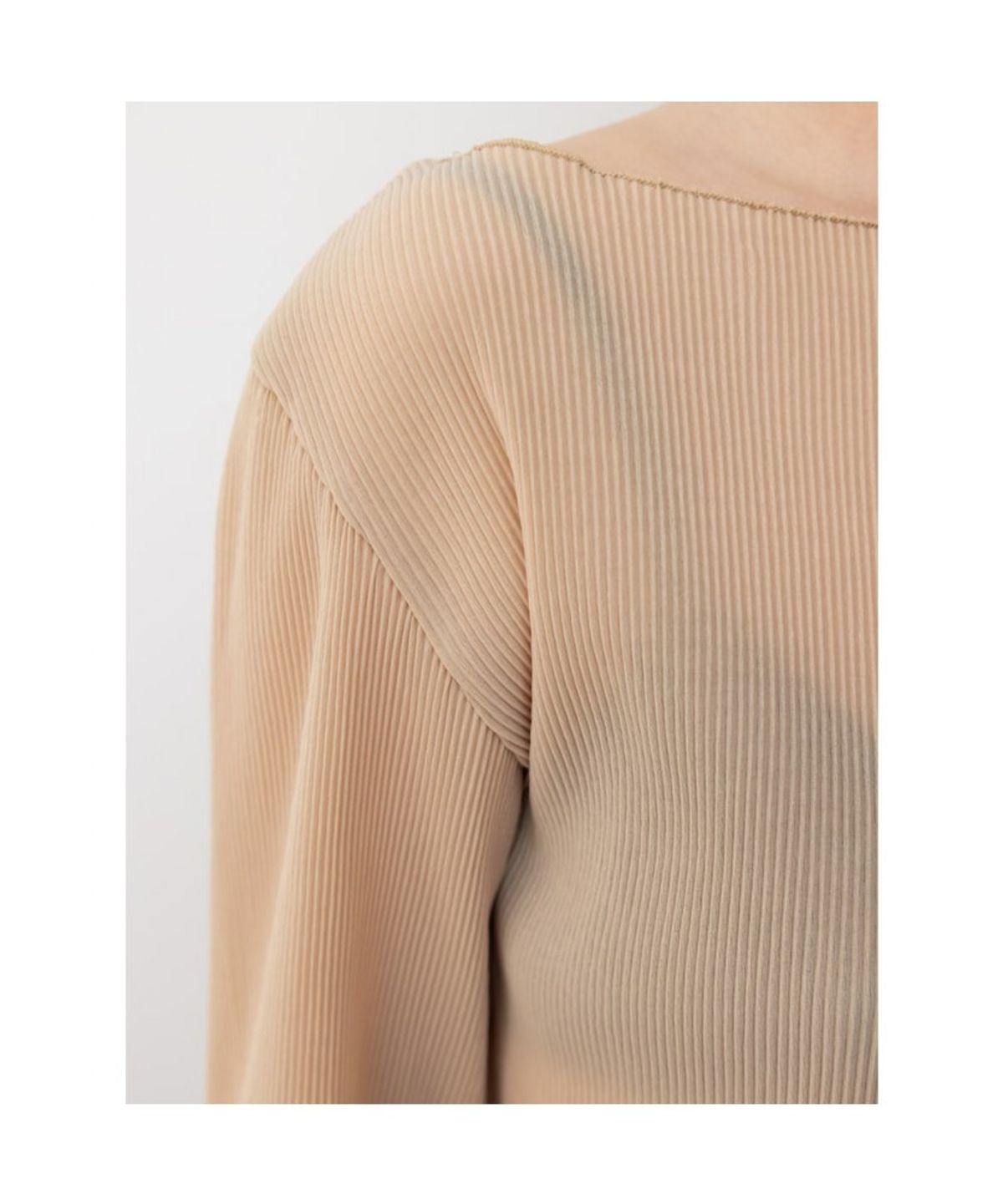 디애퍼처(THE APERTURE) Teana Pleated Top  Beige (TA6241A02A)
