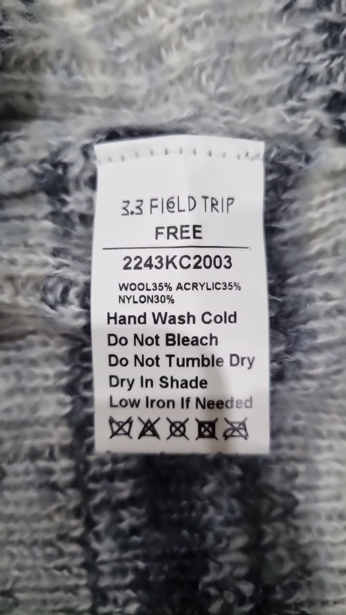 3.3 필드트립(3.3 FIELD TRIP) 카디건 FREE