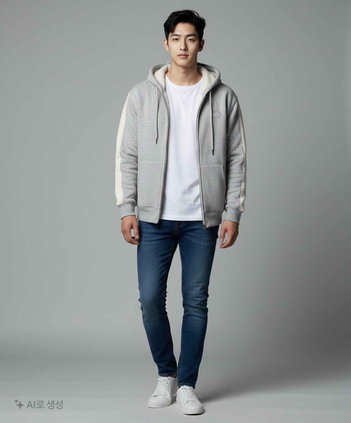 스파오(SPAO) 후드 집업 M