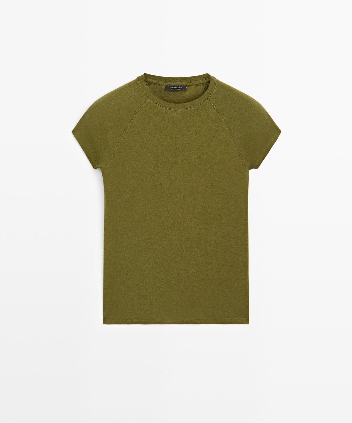 마시모두띠(MASSIMO DUTTI) 래글런 반팔 티셔츠