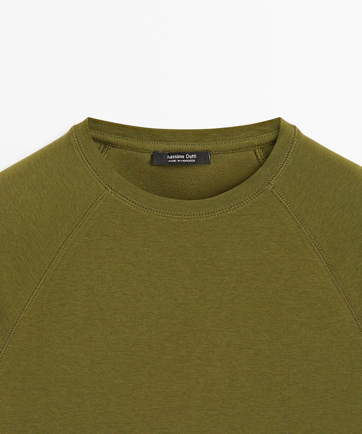 마시모두띠(MASSIMO DUTTI) 래글런 반팔 티셔츠