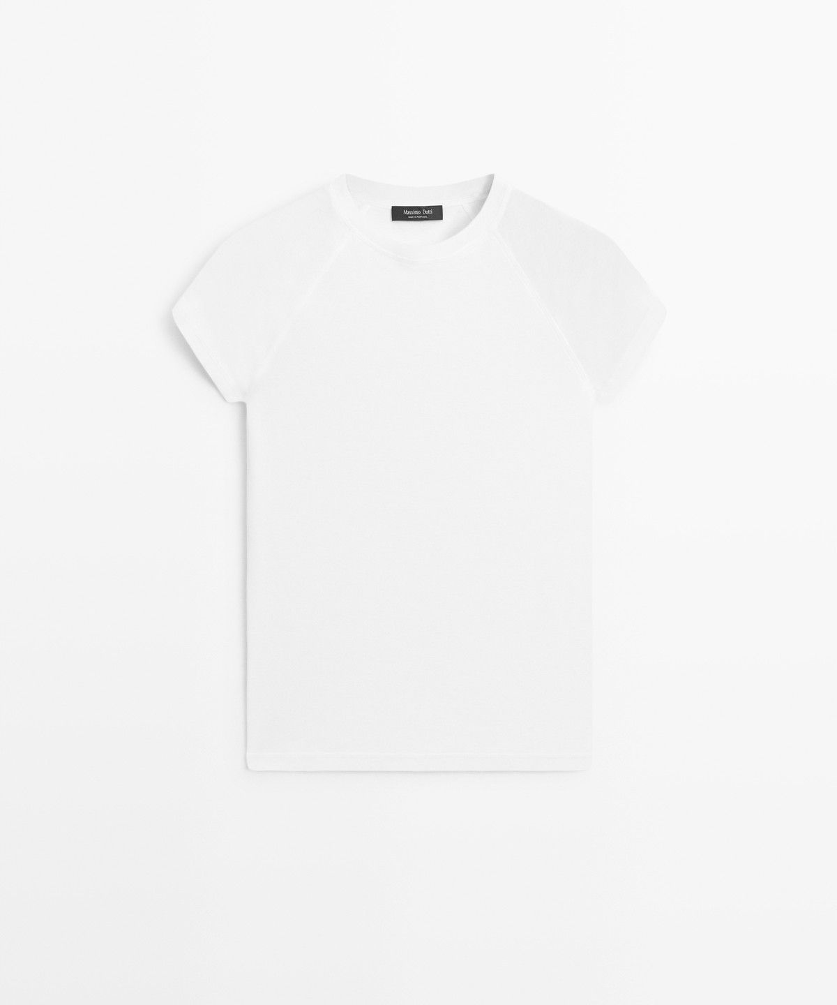 마시모두띠(MASSIMO DUTTI) 래글런 반팔 티셔츠
