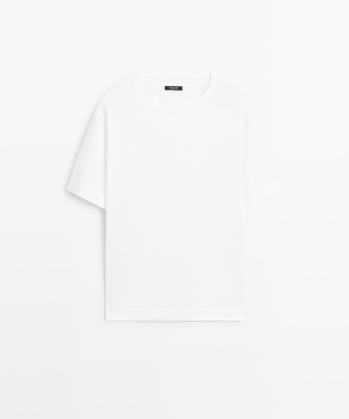 마시모두띠(MASSIMO DUTTI) 100% 코튼 반팔 티셔츠