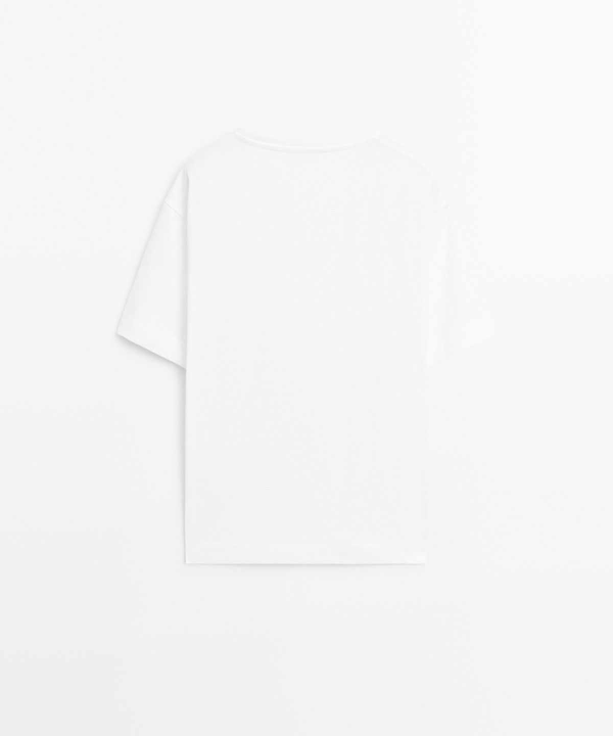 마시모두띠(MASSIMO DUTTI) 100% 코튼 반팔 티셔츠