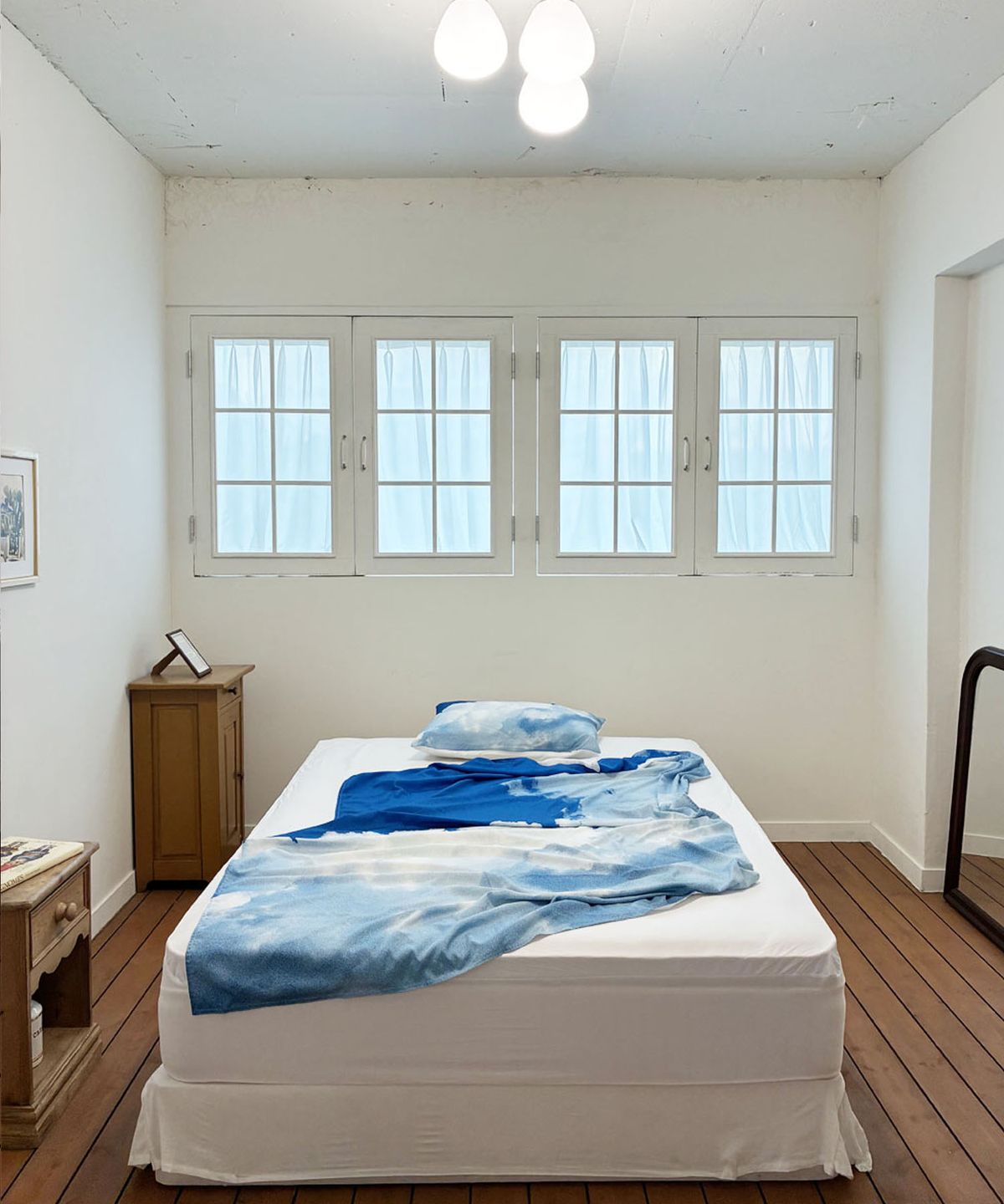유라이크홈(YOULIKEHOME) modal Summer Bedding Set 모달 섬머 베딩 세트 - blue cloud