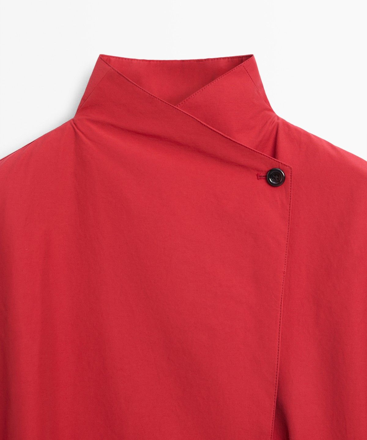 마시모두띠(MASSIMO DUTTI) 테크니컬 사이드 버튼 봄버 재킷