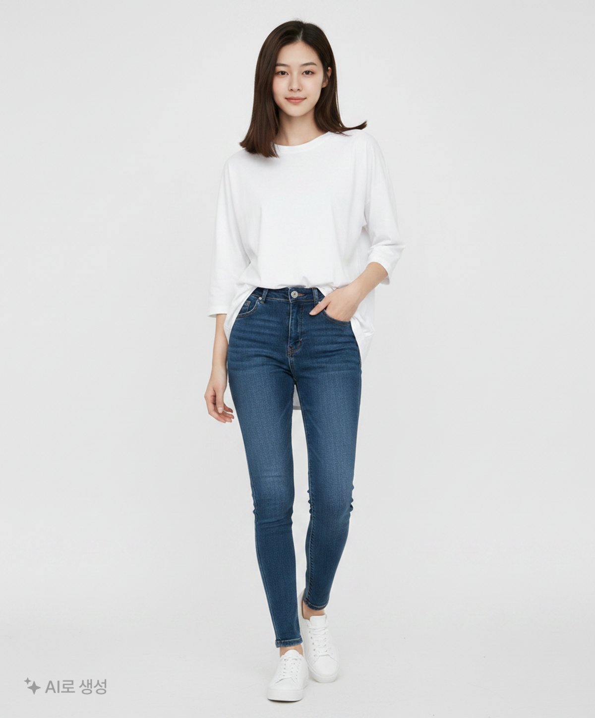 아메리칸 어패럴(AMERICAN APPAREL) 긴소매 티셔츠 XL