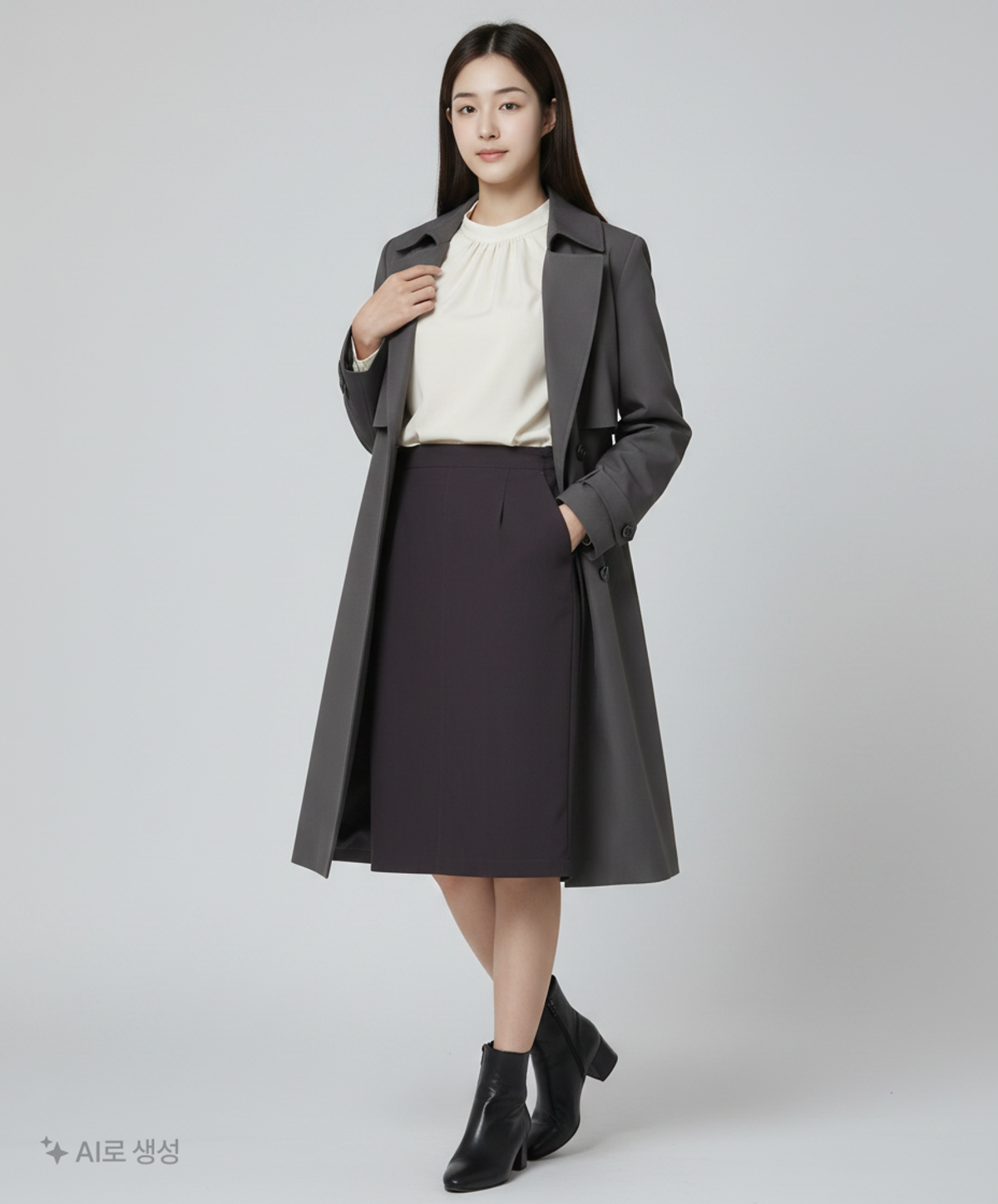 스파오(SPAO) 롱스커트 M
