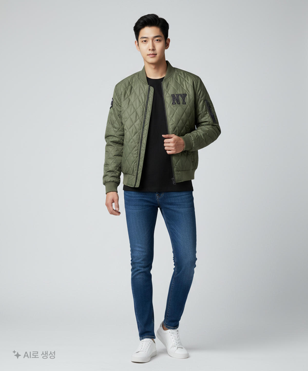 엠엘비(MLB) 항공 점퍼/블루종/MA-1 90