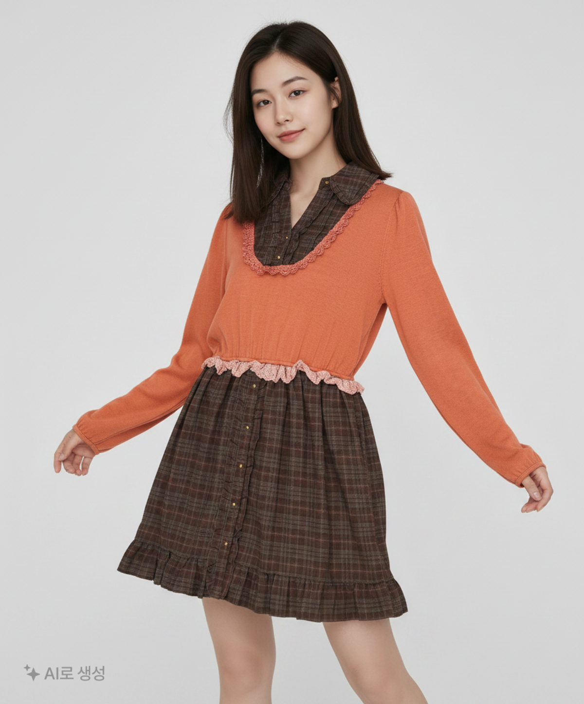 엑시즈팜(Axes Femme) 미니 원피스 M