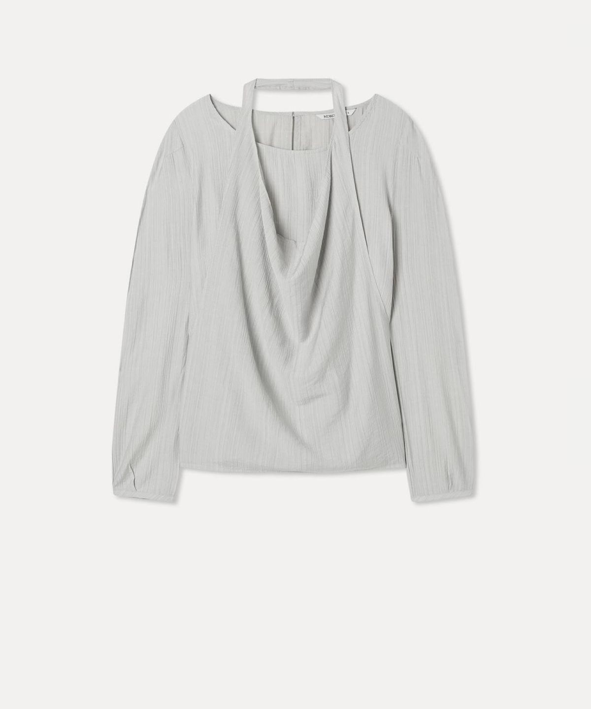 미쏘(MIXXO) 카울넥 레이어드 블라우스_MIWBWG707B MIWBLG91QB