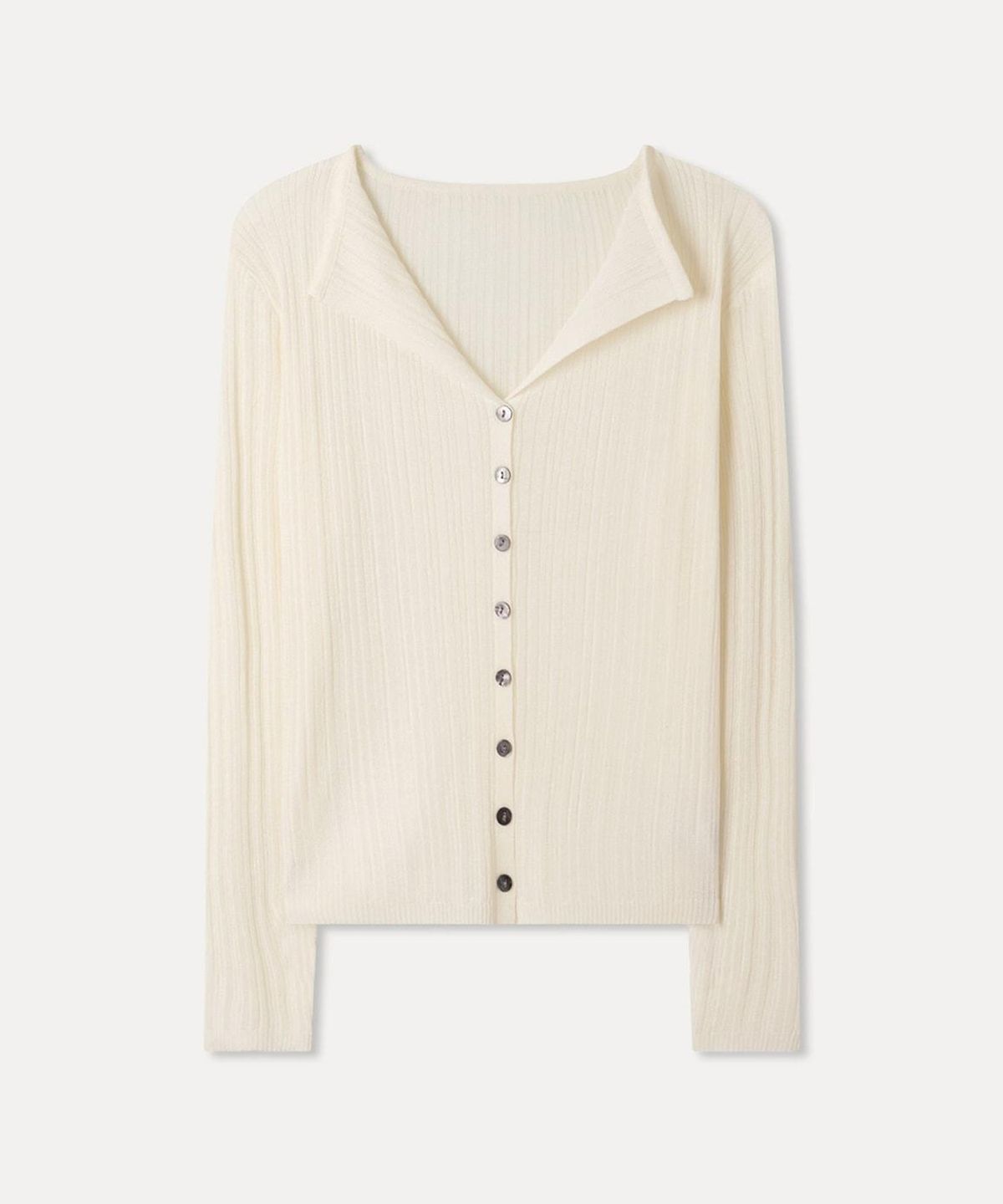 미쏘(MIXXO) 오픈카라 골지 썸머 가디건 RE CKG71AS_MIWCKG91QS