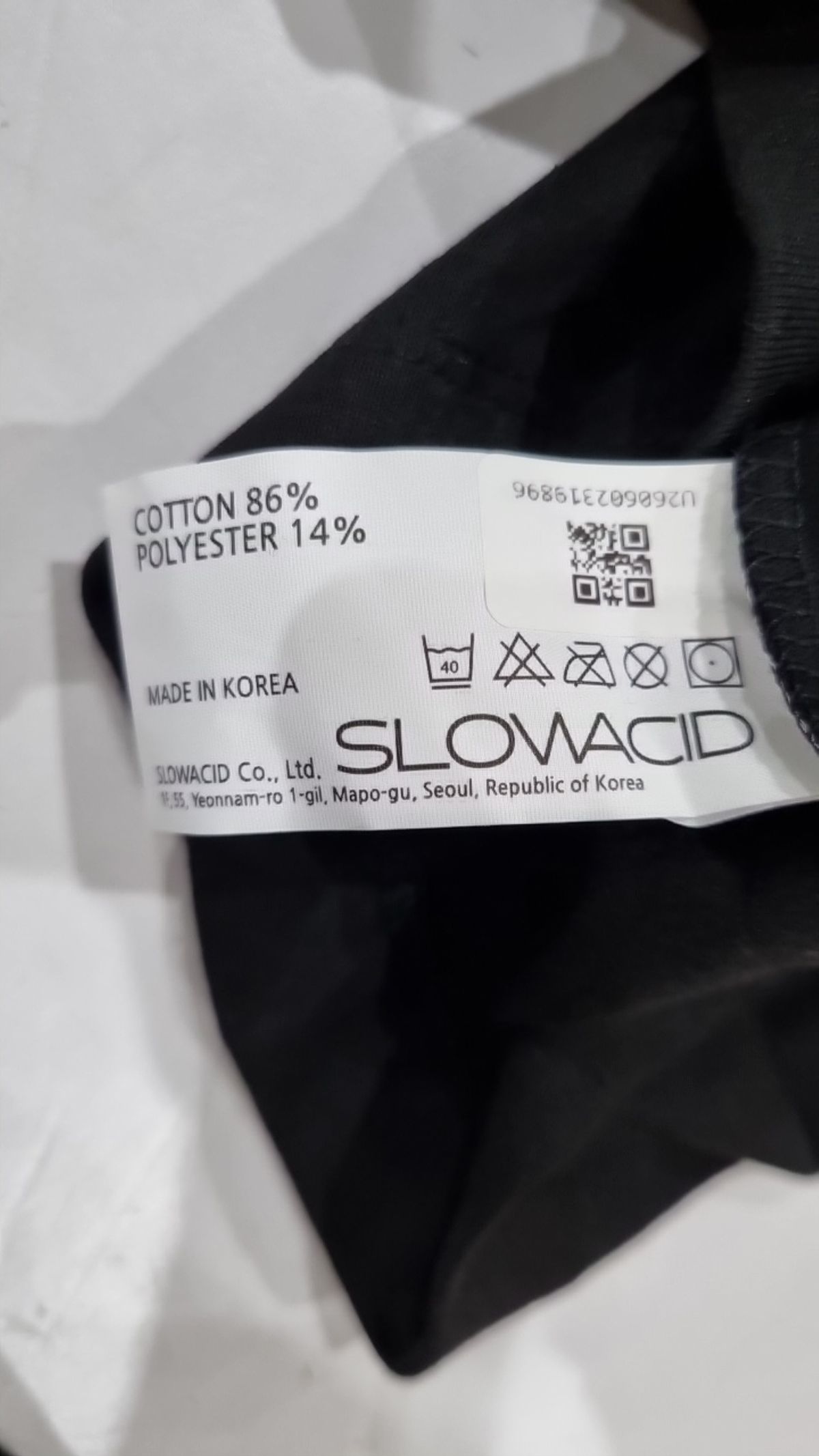 슬로우애시드(SLOWACID) 반소매 티셔츠 L