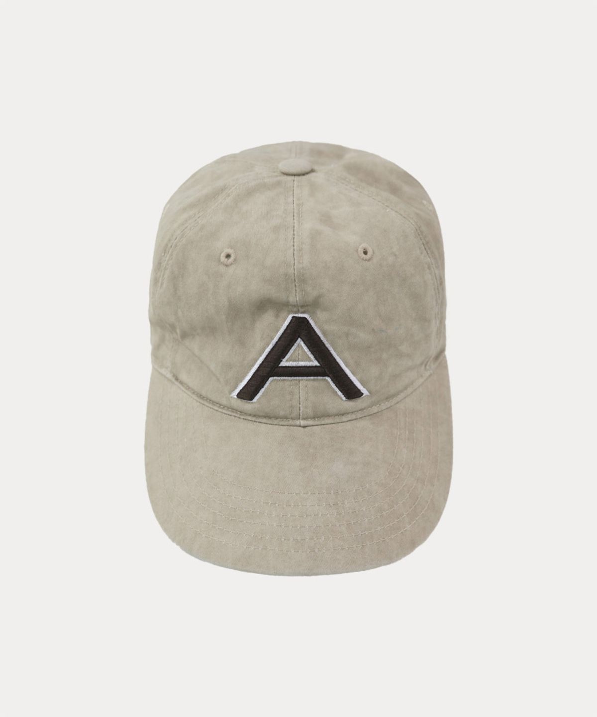 타버트(TARVERT) Initial A Pigment Ball Cap - Beige