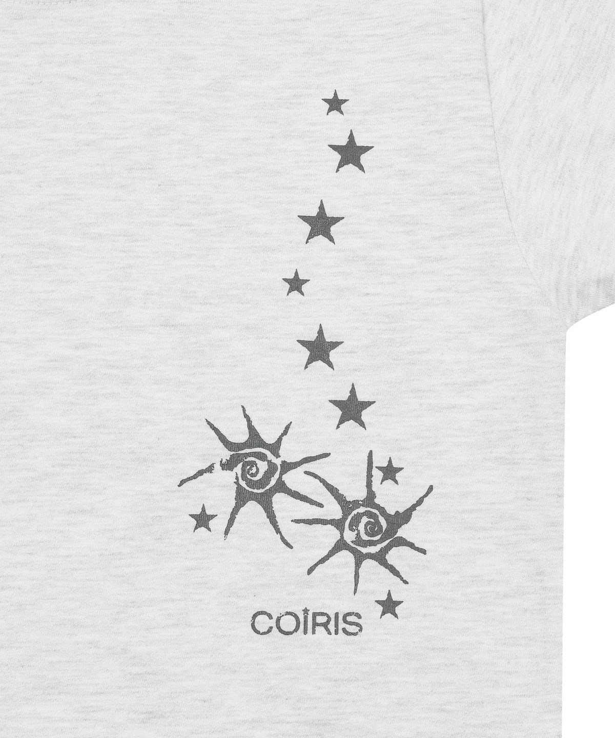 코이리스(COIRIS) 호타루 레터링 배색 링거 반팔 티 (2컬러)
