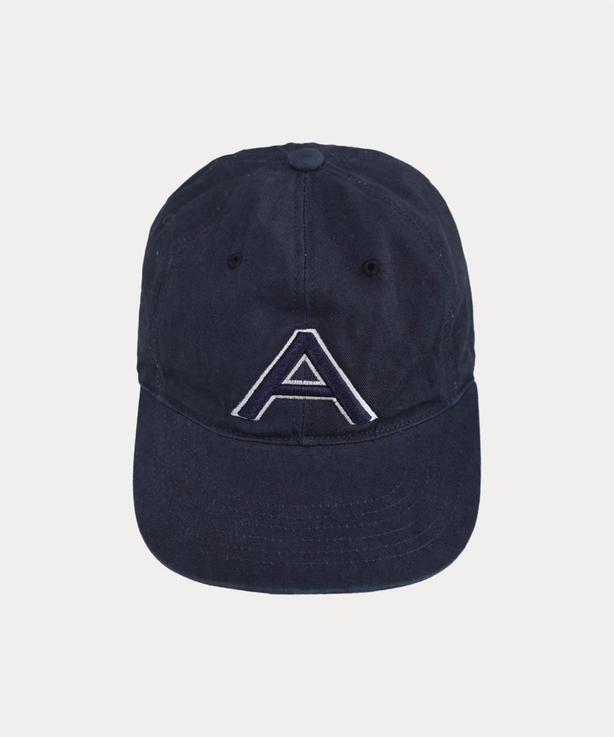 타버트(TARVERT) Initial A Pigment Ball Cap - Navy