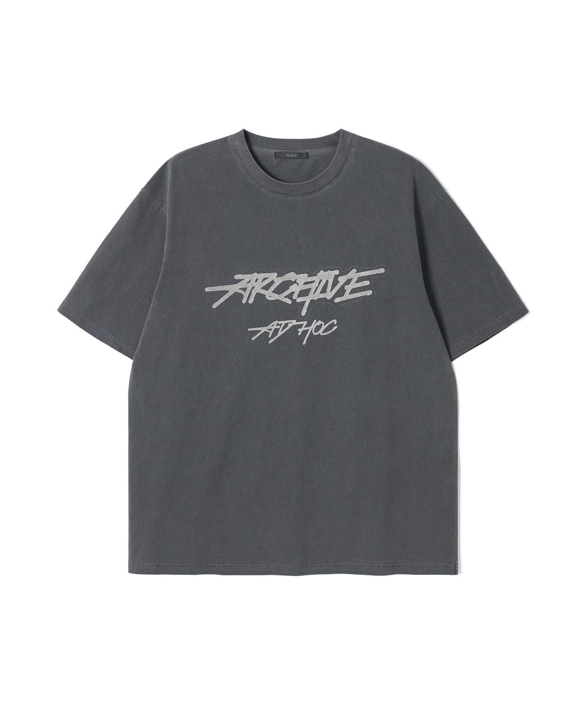 애드호크(ADHOC) 남성 피그먼트 아트웍 티셔츠 (CH-GREY) (HC6STAD)