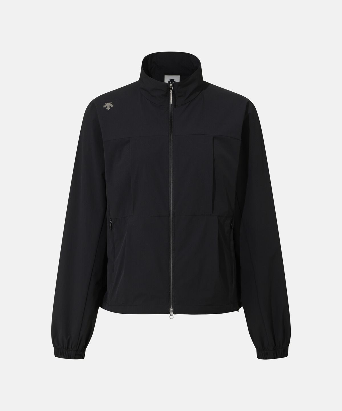 데상트(DESCENTE) 여성 스텐드넥 우븐 자켓 블랙 SR322PWT71