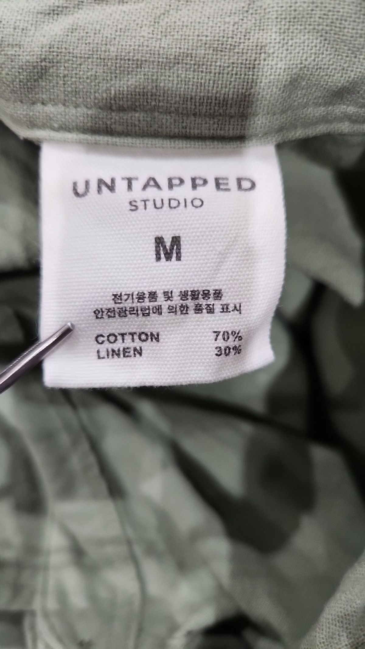 언탭트 스튜디오(UNTAPPED STUDIO) 캐주얼 셔츠 M