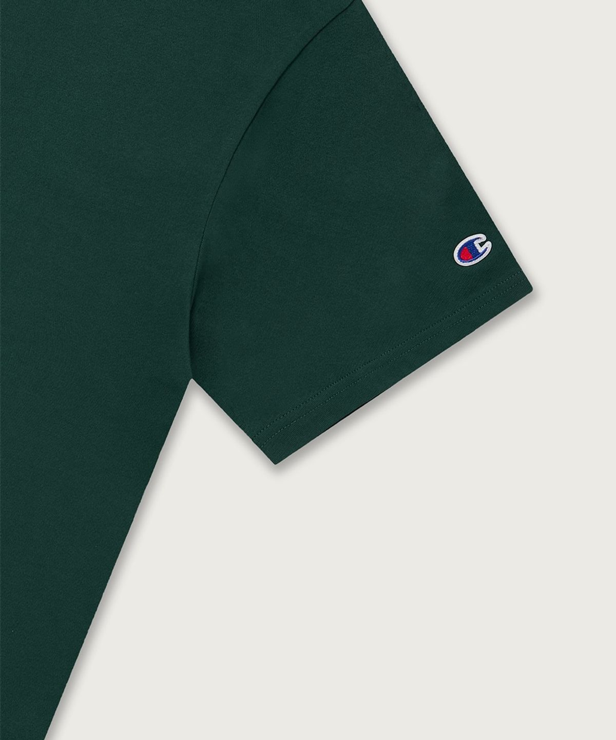 챔피온(CHAMPION) 조그택 반팔 티셔츠 Dark Green