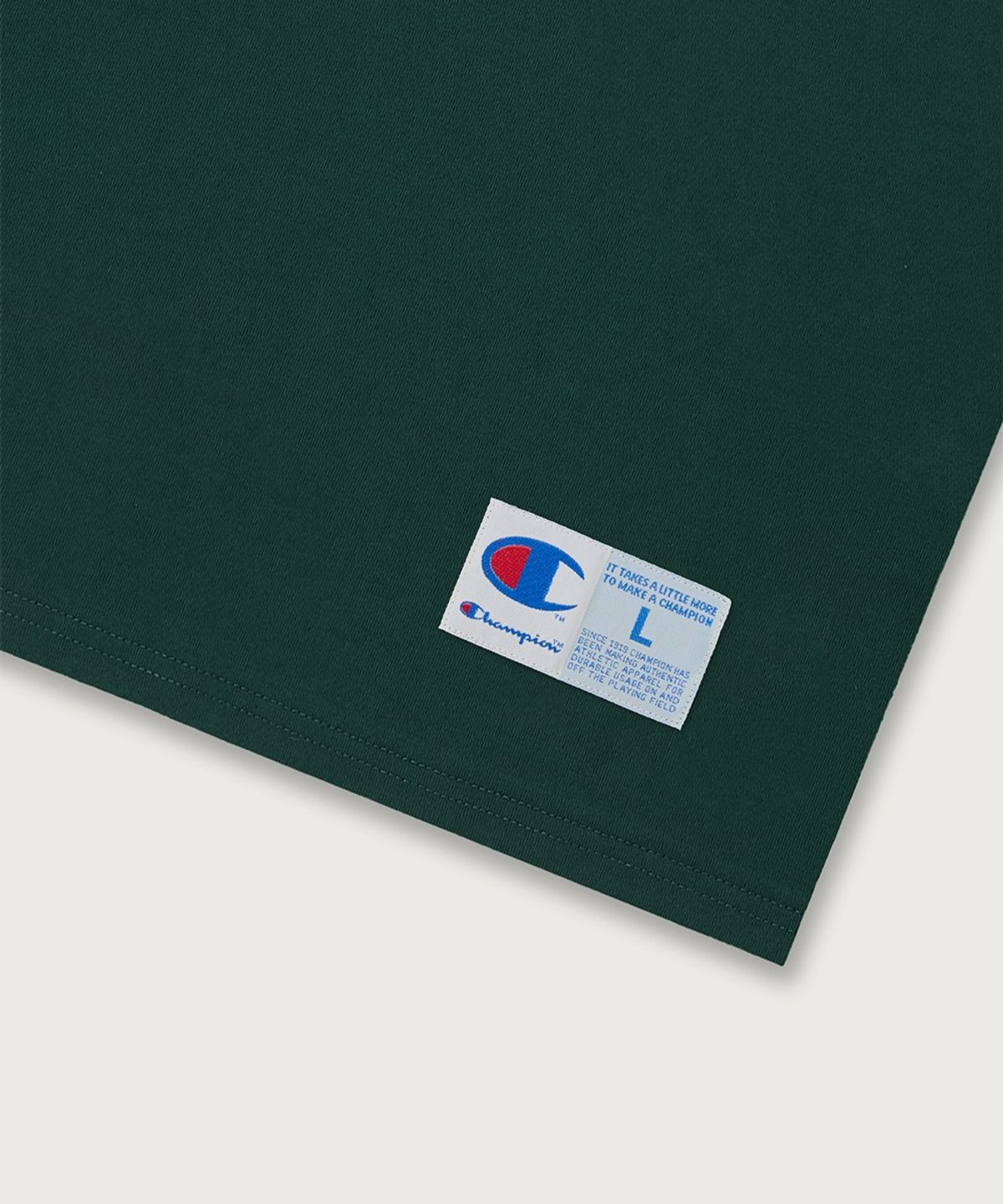 챔피온(CHAMPION) 조그택 반팔 티셔츠 Dark Green