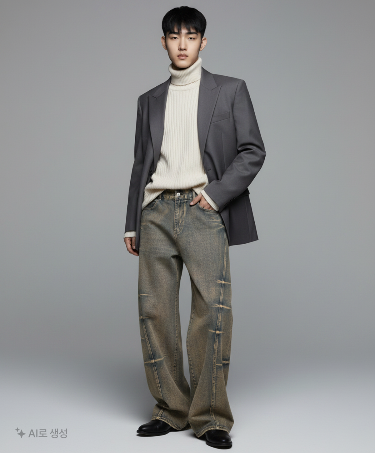 메종미네드(MAISON MINED) 청/데님 팬츠