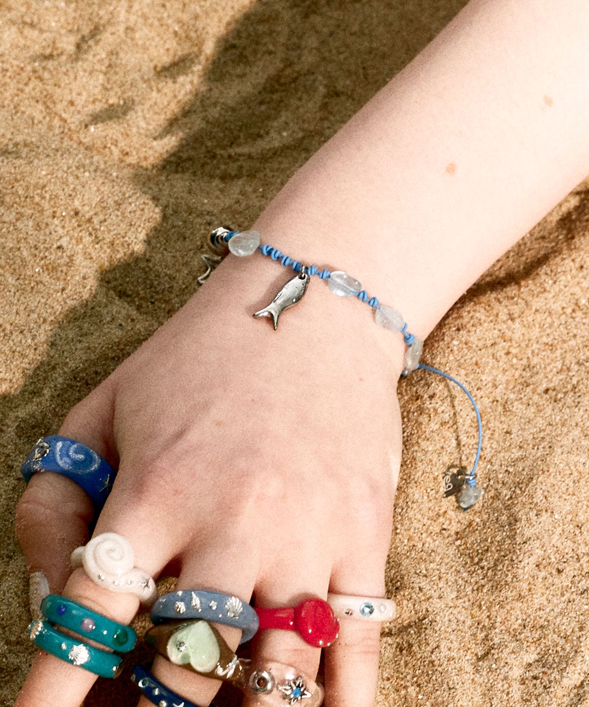 엔프프(NFF) bounty bracelet-blue