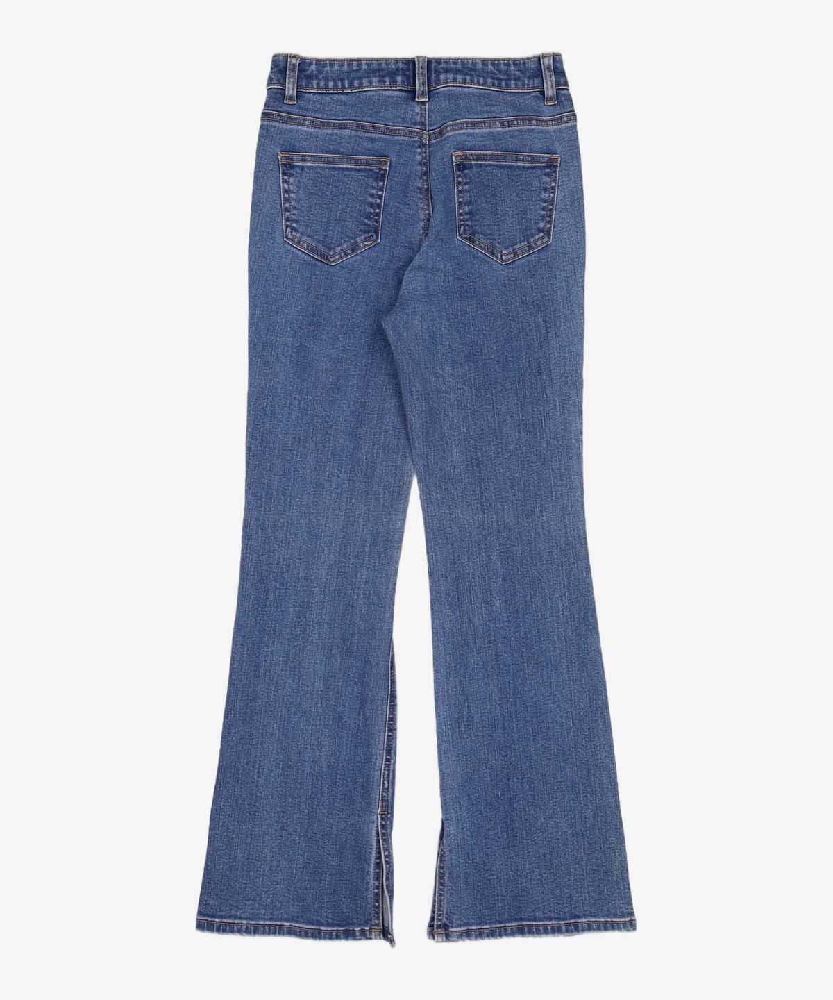 미쏘(MIXXO) 밑단옆슬릿 투버튼 롱부츠컷 데님 MIWTJD321J 24