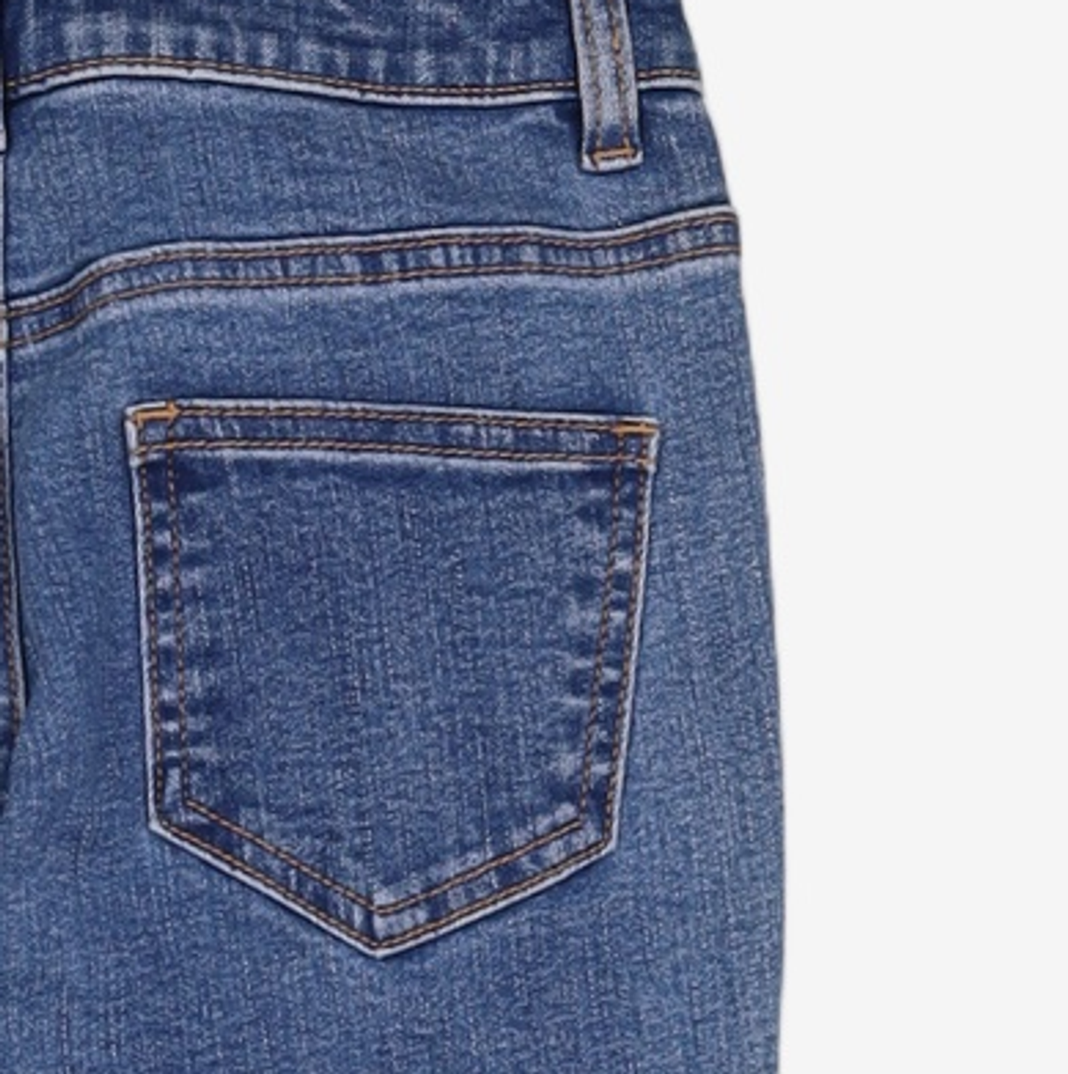 미쏘(MIXXO) 밑단옆슬릿 투버튼 롱부츠컷 데님 MIWTJD321J 24
