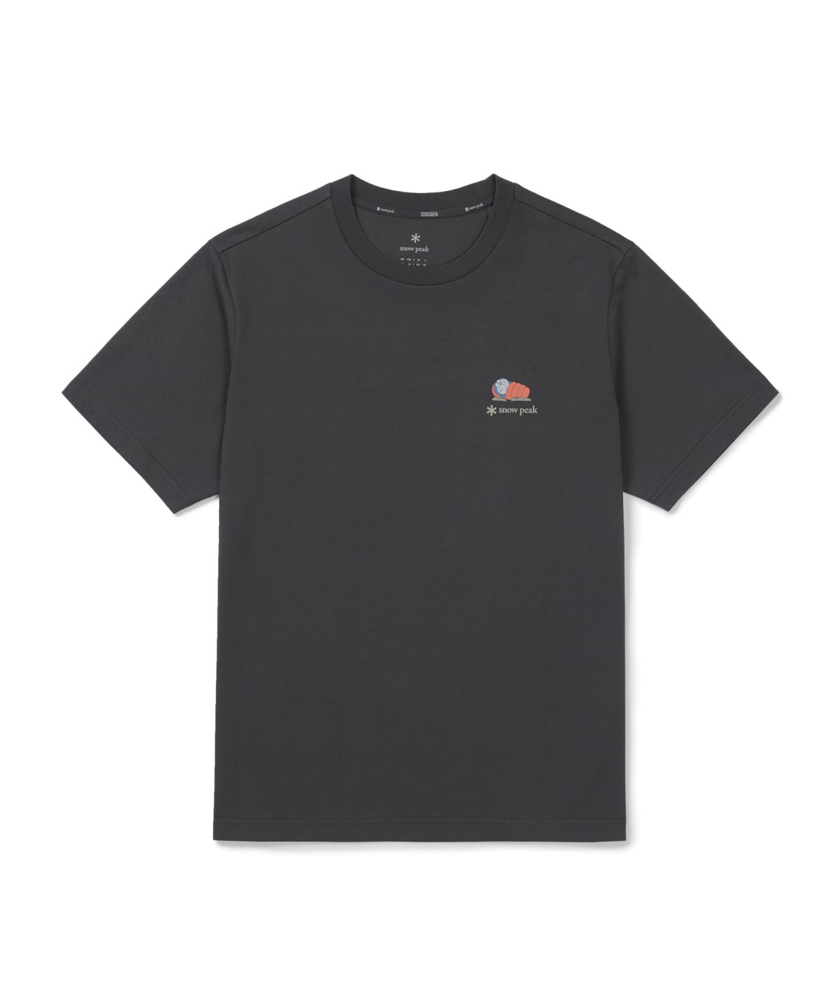 스노우피크 어패럴(SNOWPEAK APPAREL) [스노우피크 I 도라에몽] 캠핑 반팔 티셔츠 (S26MUFTS94) Charcoal