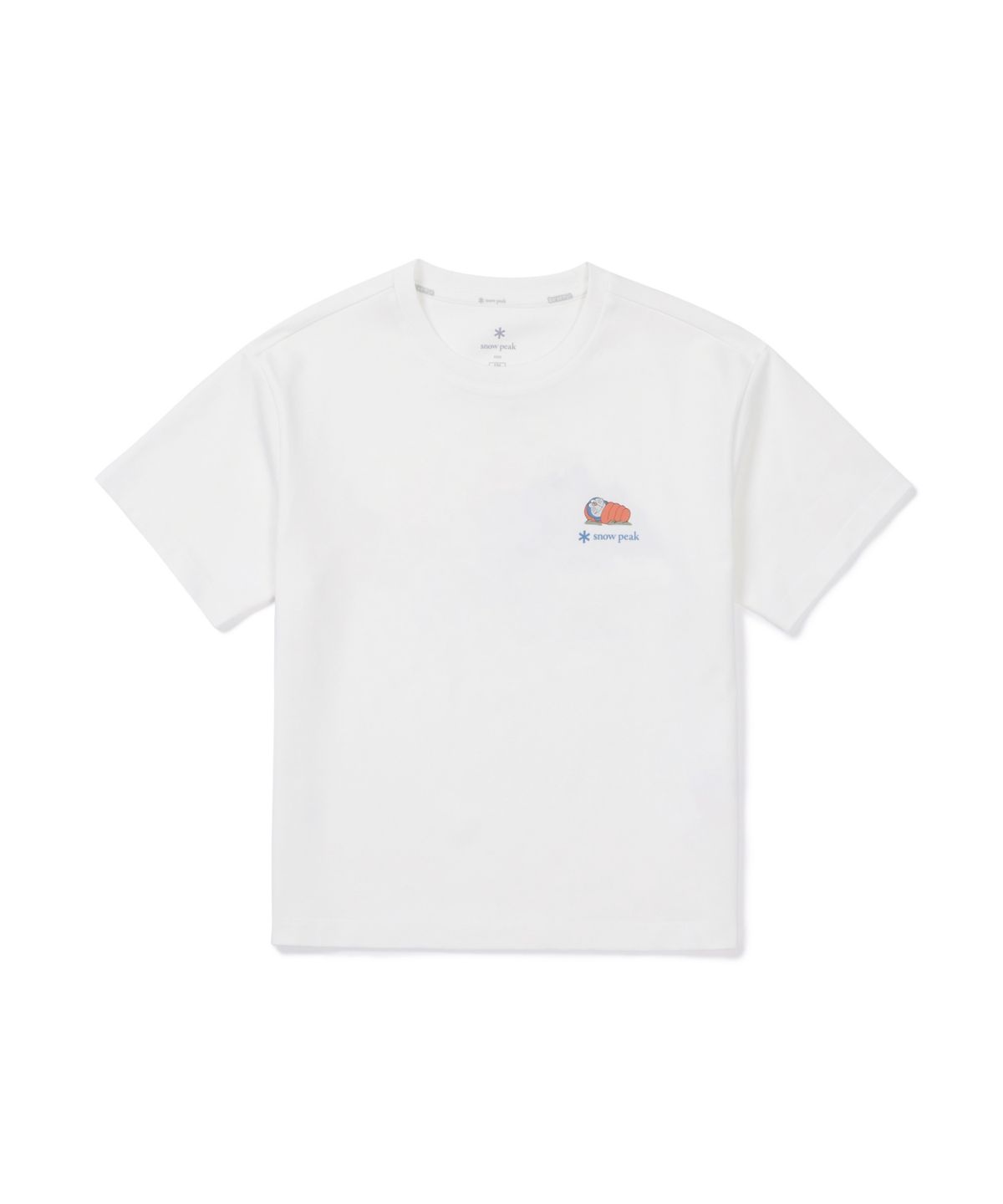 스노우피크 어패럴 키즈(SNOWPEAK APPAREL KIDS) [스노우피크 I 도라에몽] 키즈 캠핑 반팔 티셔츠 (S26MKFTS97) Off White