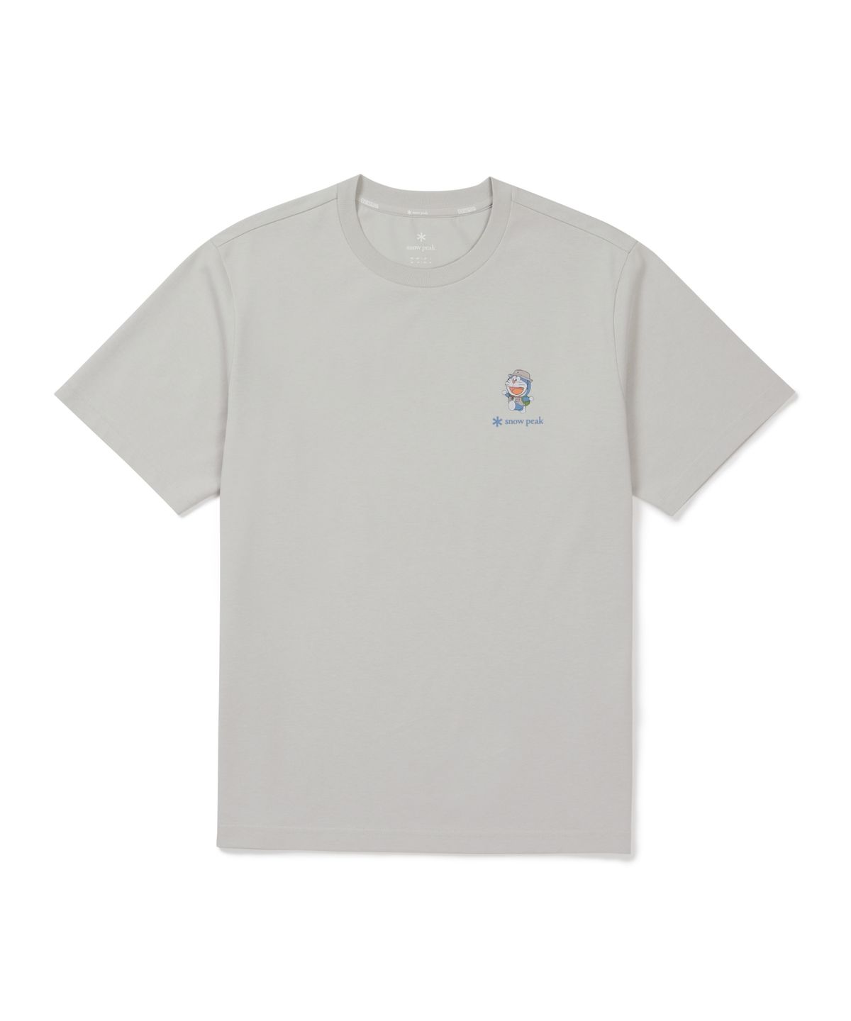 스노우피크 어패럴(SNOWPEAK APPAREL) [스노우피크 I 도라에몽] 백패킹 반팔 티셔츠 (S26MUFTS96) Gray