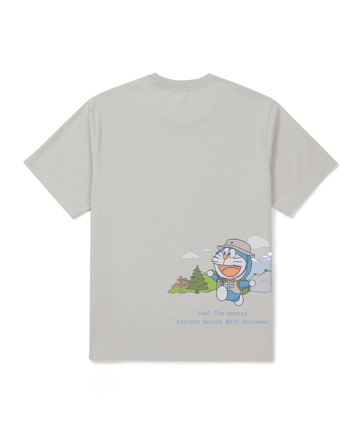 스노우피크 어패럴(SNOWPEAK APPAREL) [스노우피크 I 도라에몽] 백패킹 반팔 티셔츠 (S26MUFTS96) Gray