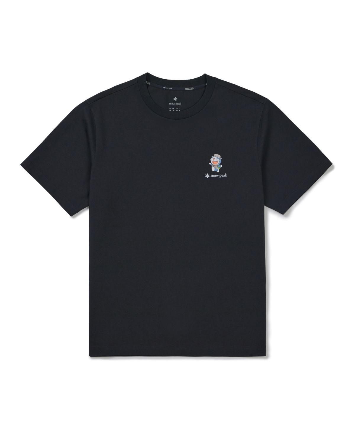 스노우피크 어패럴(SNOWPEAK APPAREL) [스노우피크 I 도라에몽] 백패킹 반팔 티셔츠 (S26MUFTS96) Dark Navy