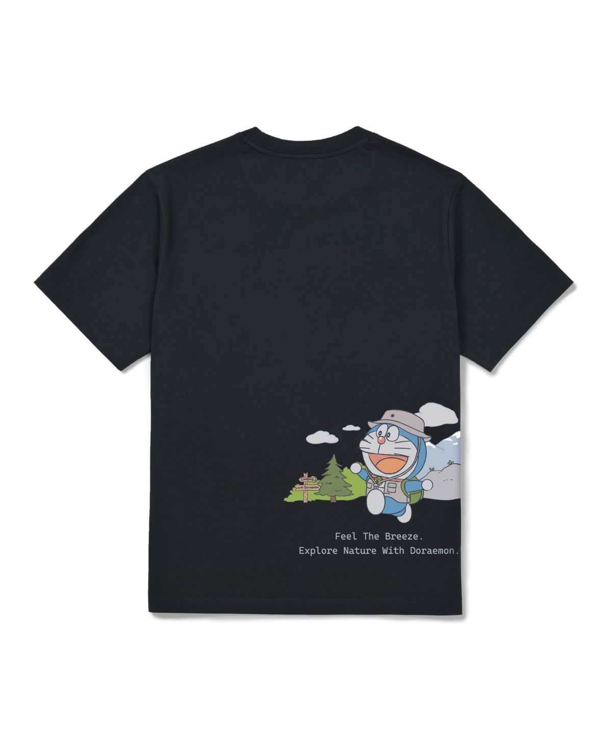 스노우피크 어패럴(SNOWPEAK APPAREL) [스노우피크 I 도라에몽] 백패킹 반팔 티셔츠 (S26MUFTS96) Dark Navy