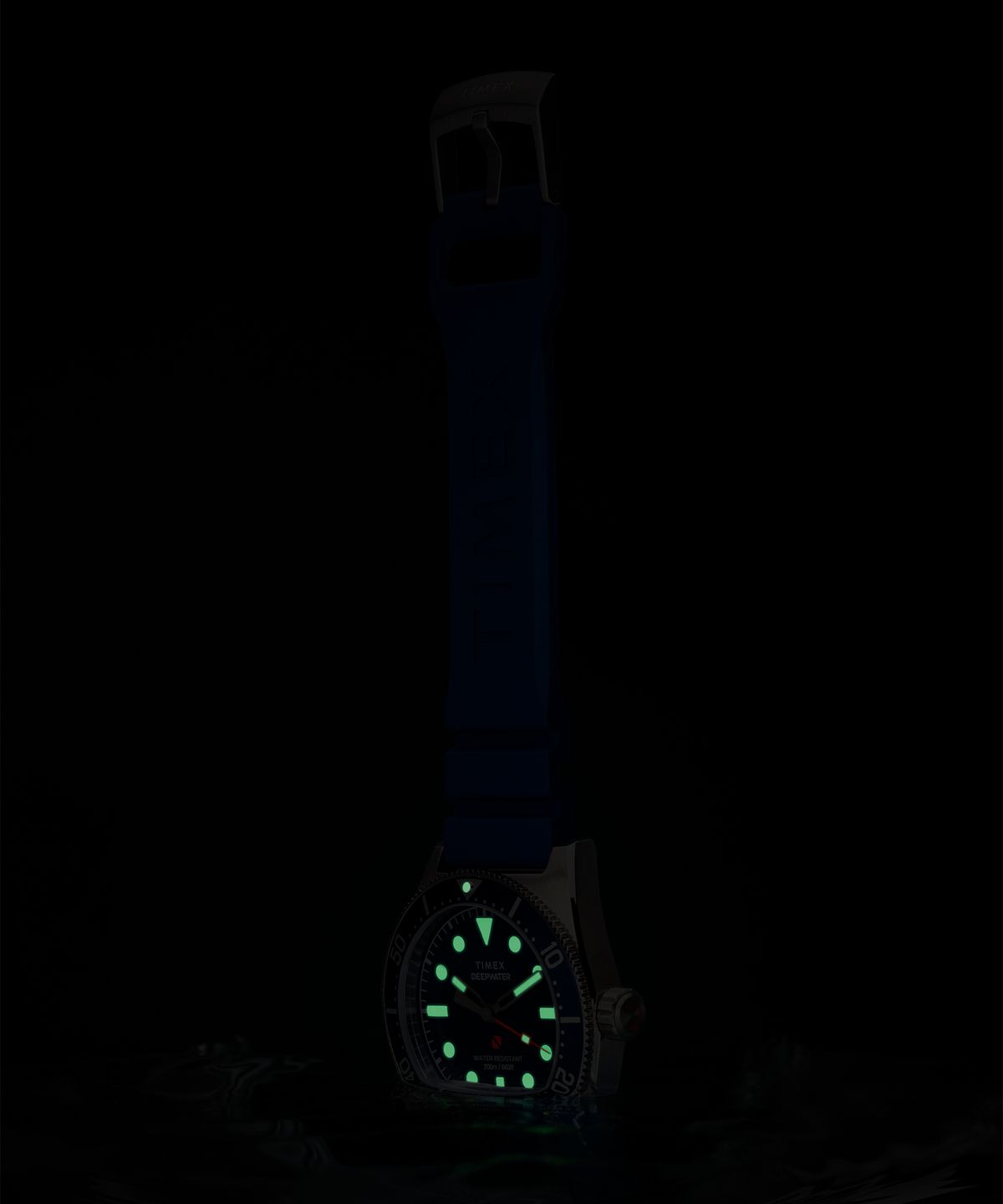 타이맥스(TIMEX) 딥워터 리프200 고무스트랩 잠수시계 41mm