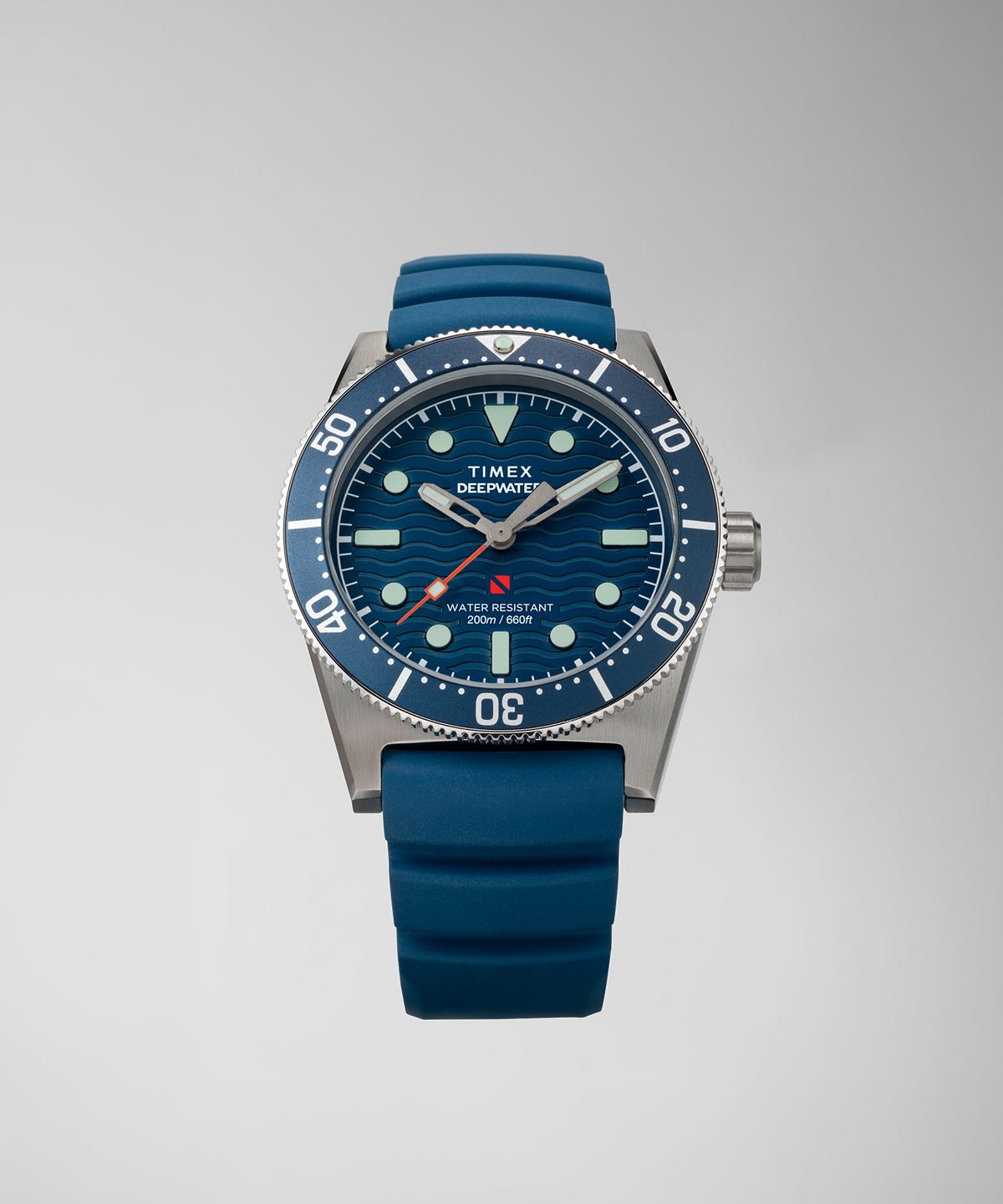 타이맥스(TIMEX) 딥워터 리프200 고무스트랩 잠수시계 41mm