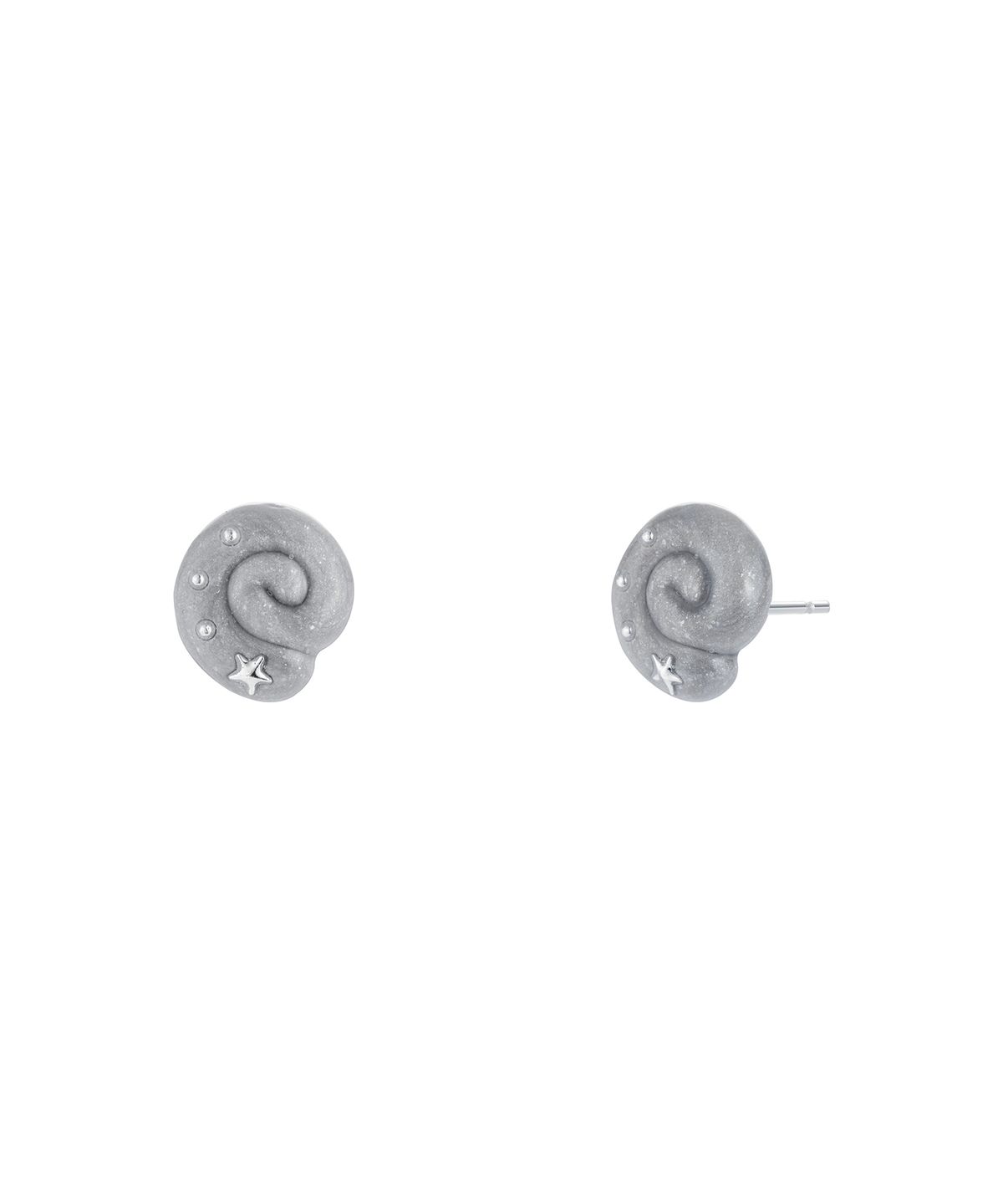 엔프프(NFF) eddy earrings-grey