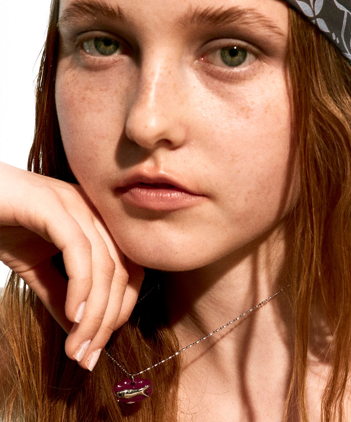 엔프프(NFF) minnow necklace-purple