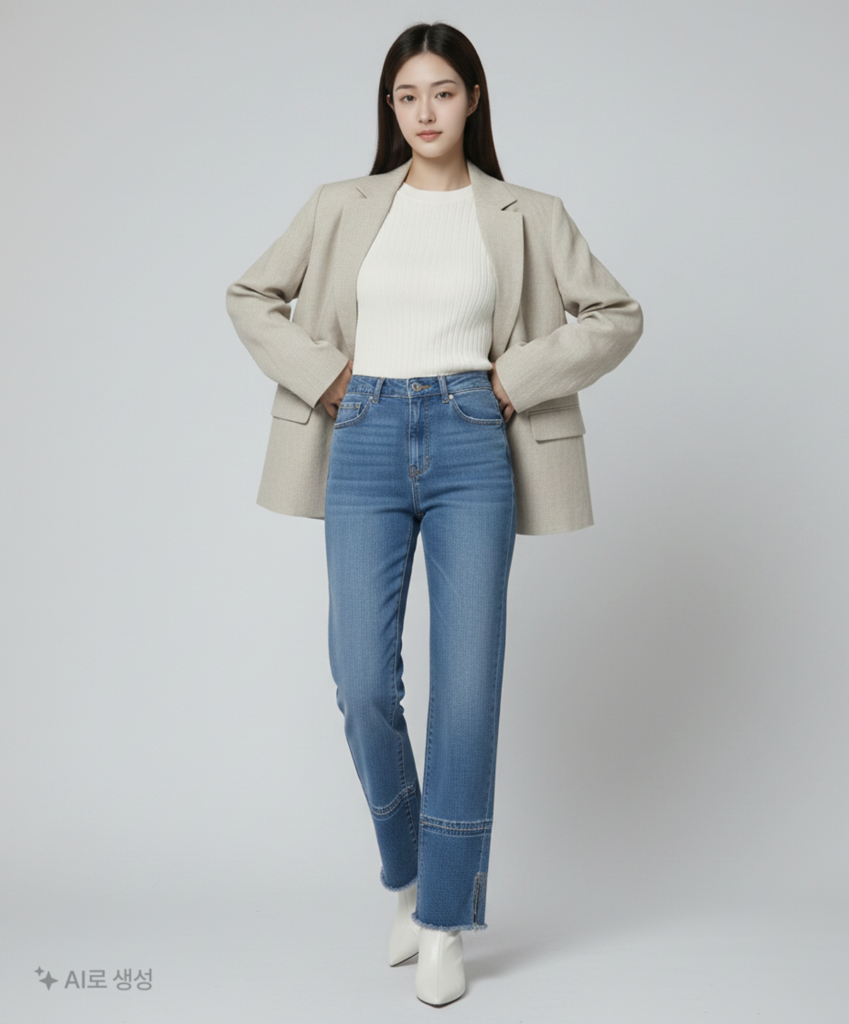 라이풀 미니멀 가먼츠(LIFUL MINIMAL GARMENTS) 청/데님 팬츠 S