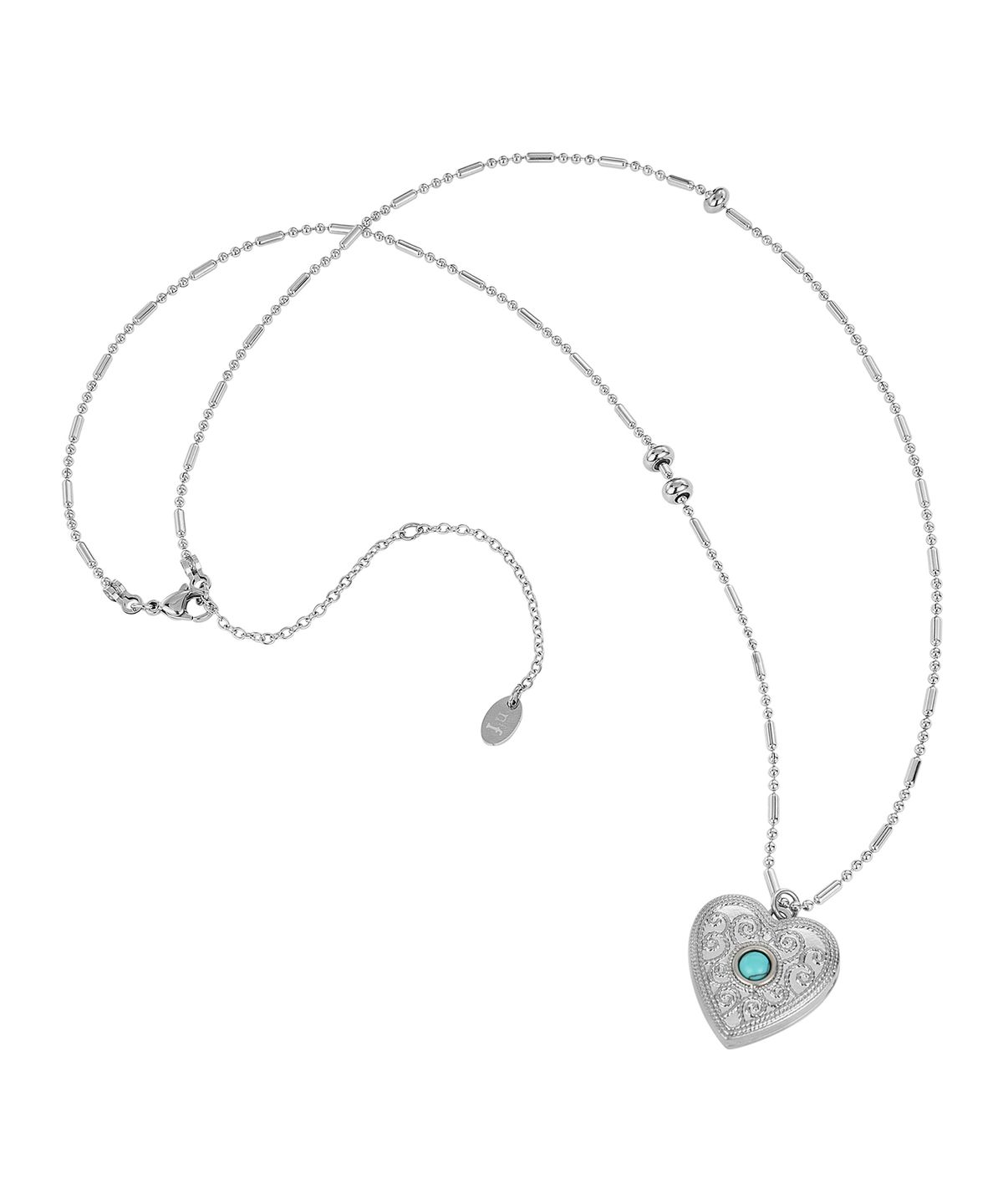 엔프프(NFF) velen locket necklace-silver