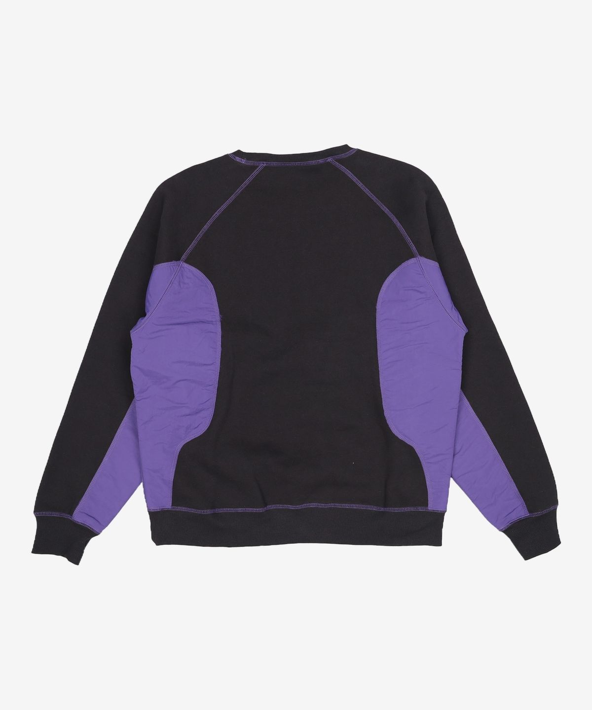 예일(YALE) [ONEMILE WEAR] NYLON FABRIC MIXED CREWNECK BLACK M