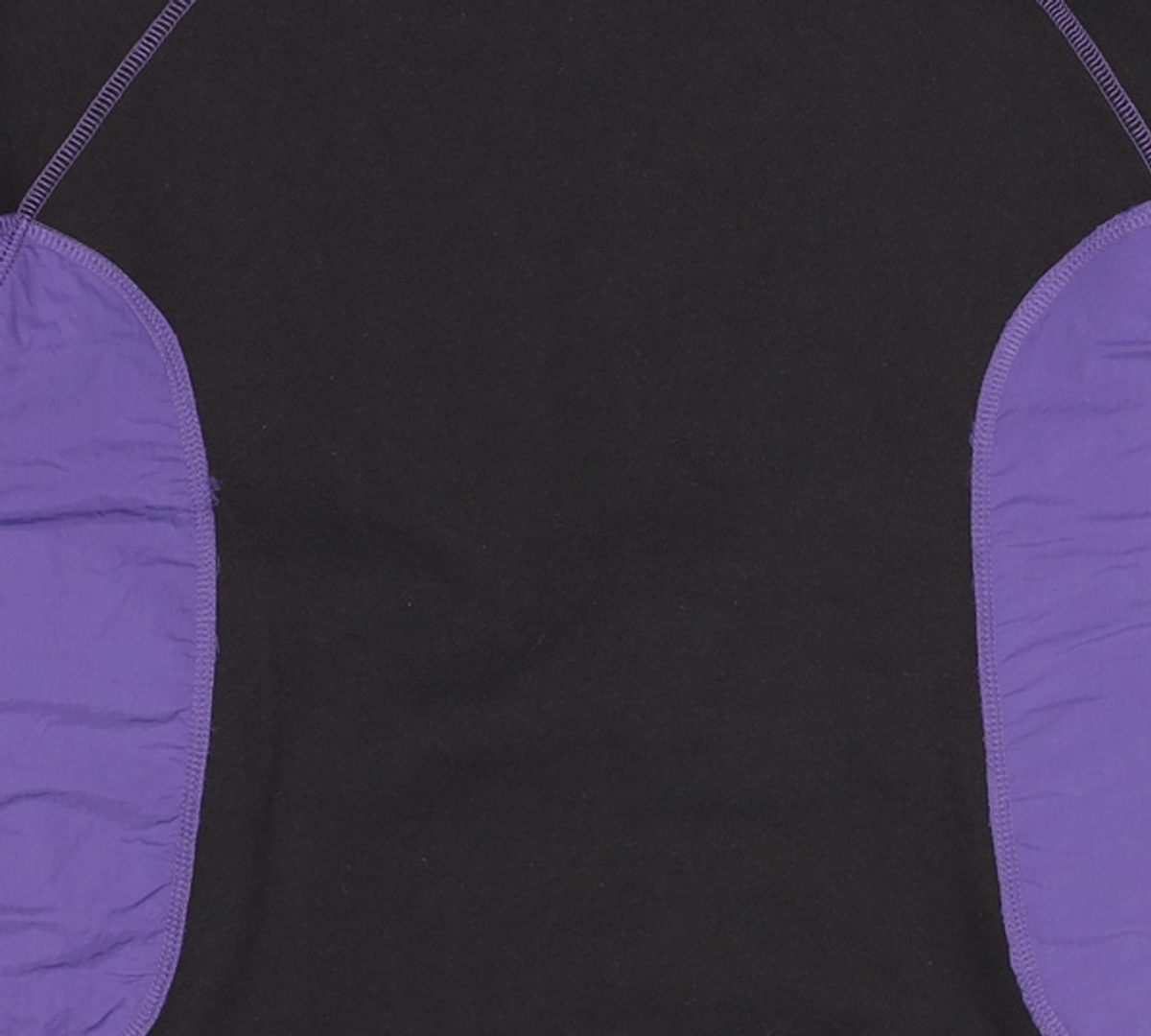 예일(YALE) [ONEMILE WEAR] NYLON FABRIC MIXED CREWNECK BLACK M