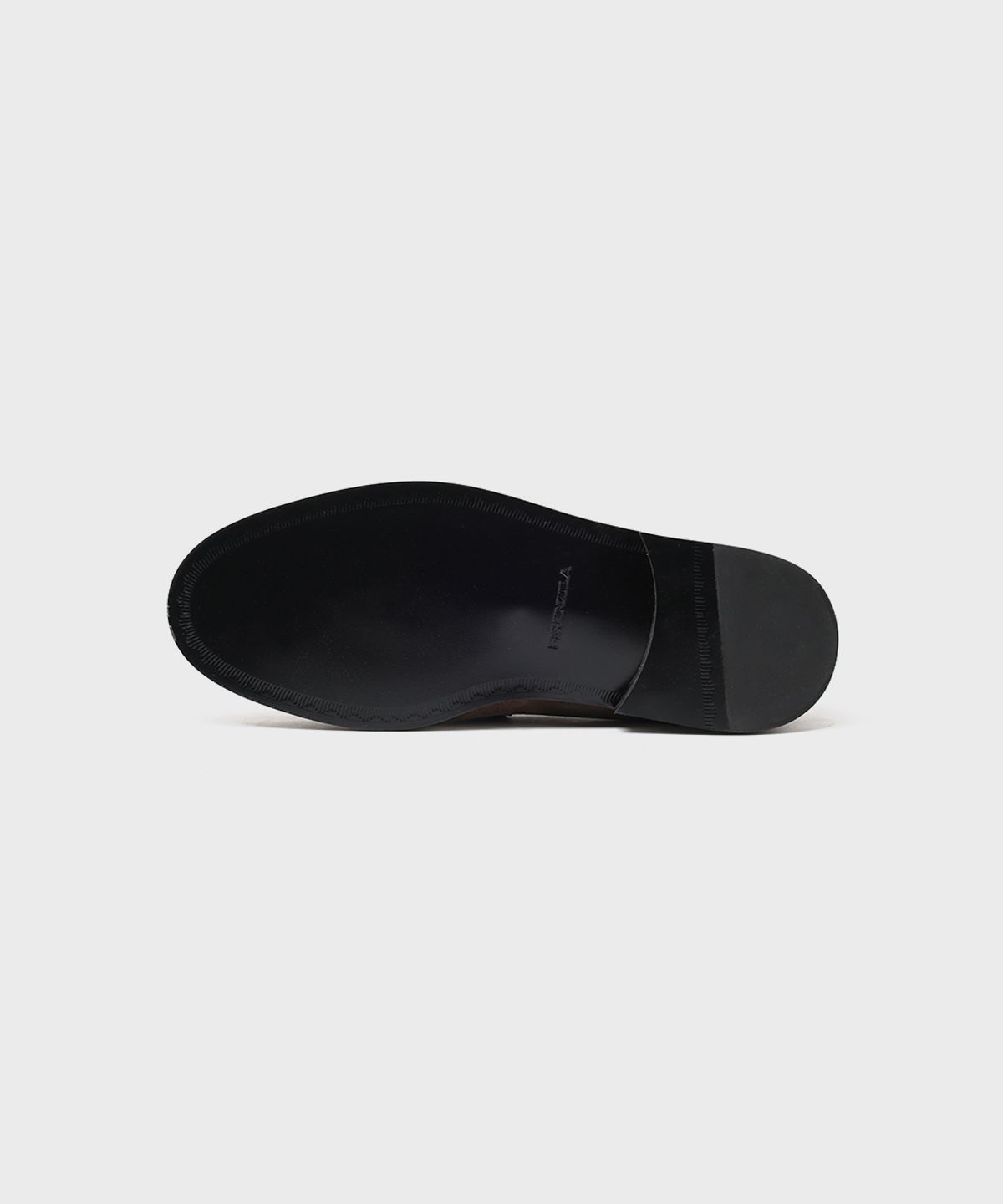 피렌체 아뜨리에(FIRENZE ATELIER) [홍창] 셔링디테일 스탠다드 페니로퍼 4080 [DARK BROWN SUEDE]