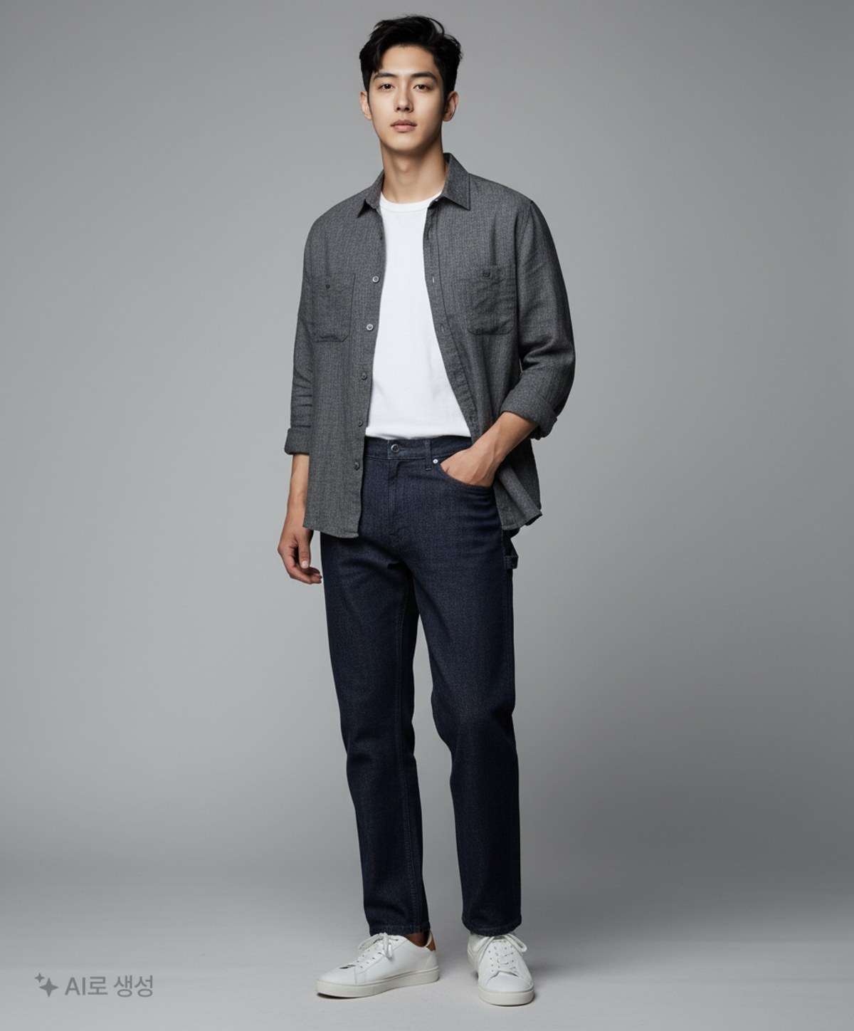 유니클로(UNIQLO) 청/데님 팬츠 L
