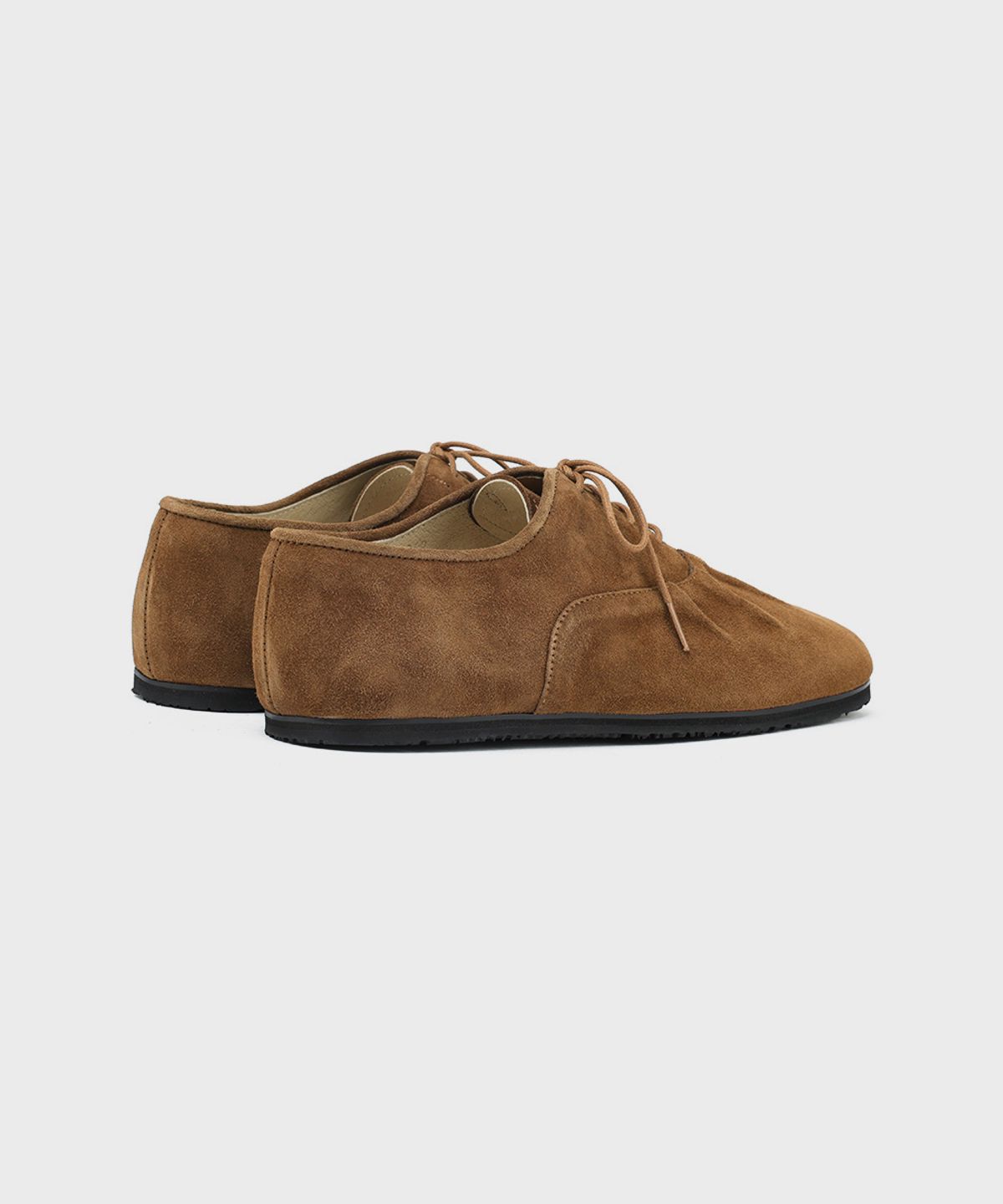 피렌체 아뜨리에(FIRENZE ATELIER) [비브람] 셔링디테일 유니섹스 캐주얼 더비 8800 [MID BROWN SUEDE]