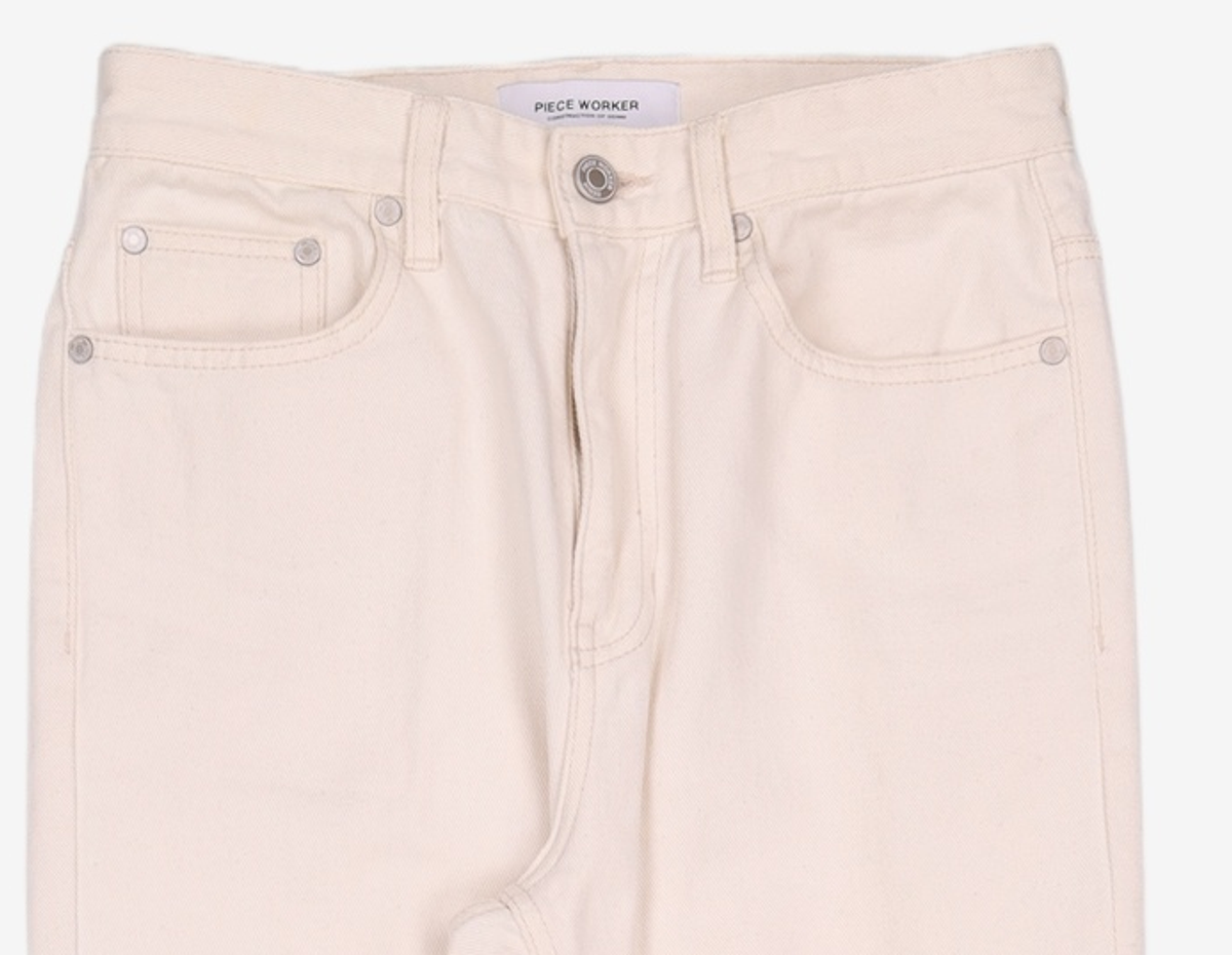 피스워커(PIECE WORKER) Off White / New Boot Cut 28