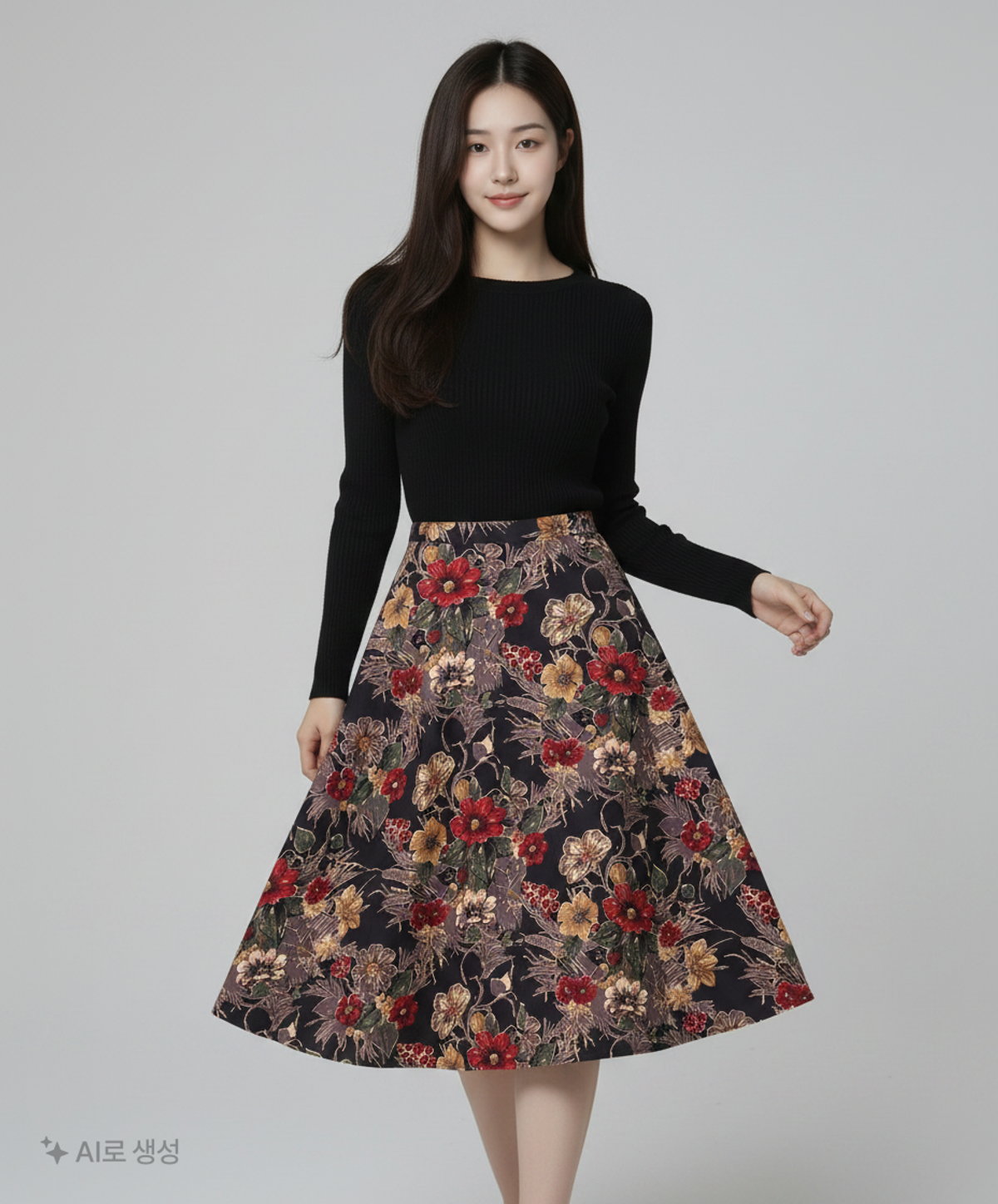 레스트 로즈(L'EST ROSE) 롱스커트
