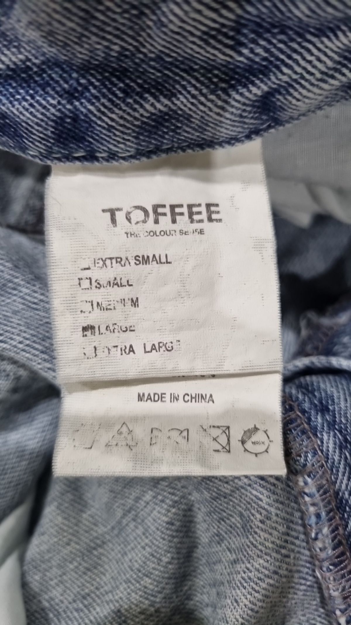 토피(TOFFEE) 청/데님 팬츠 L
